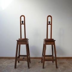 Paar dänische Mid-Century-Tischlampen von +LYS