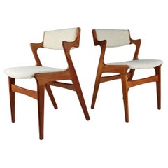 Pair of Danish Mid-Century Teak Dining Chairs