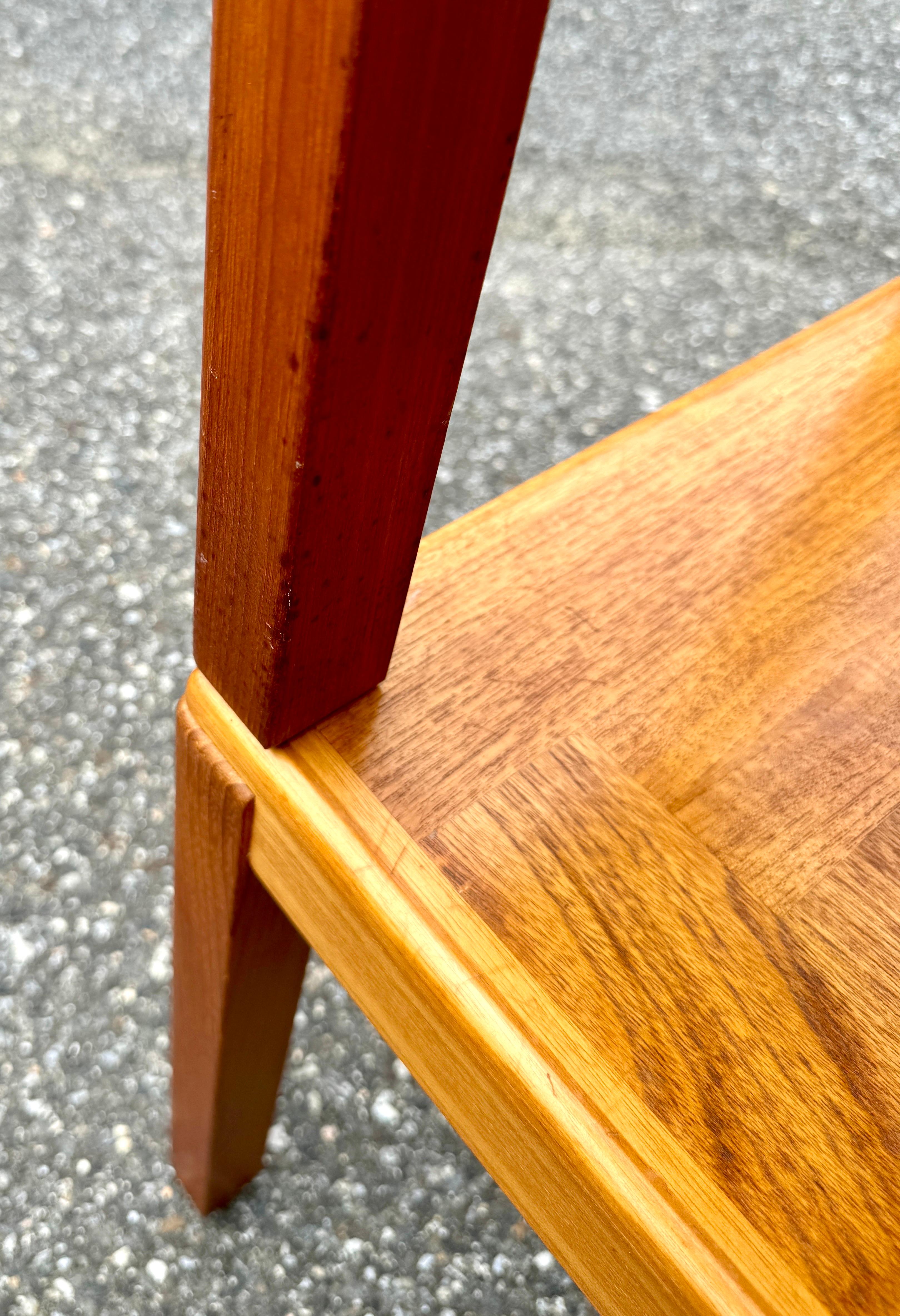 Teck Paire de tables d'appoint danoises en teck du milieu du siècle dernier par Vejle Stole og Mobelfabrik en vente