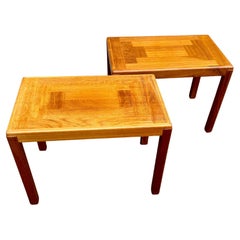 Pair of Danish Mid-Century Teak Side Table by Vejle Stole og Mobelfabrik