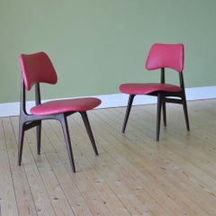 Pair of Danish Mid-Century Walnut Chairs