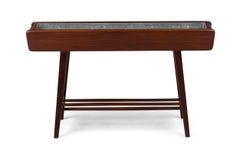 Pair of Danish Mid-Century Walnut Jardinière Stands