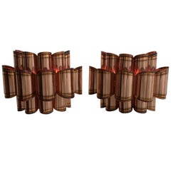 Pair of Danish Midcentury Copper Wall Lights by Verner Schou