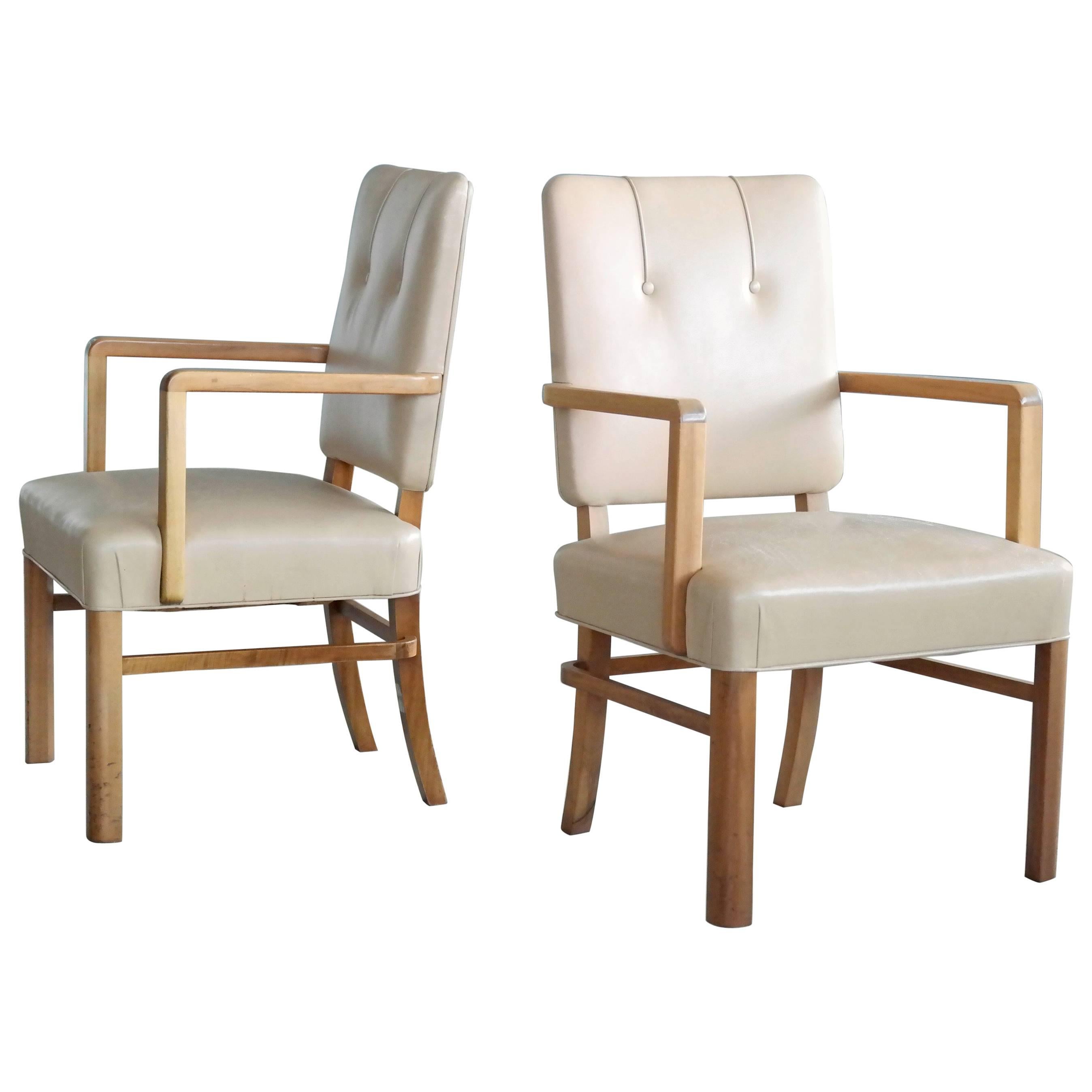 Handsome Oversized Patent Leather Rolling Executive Desk Chair at 1stDibs