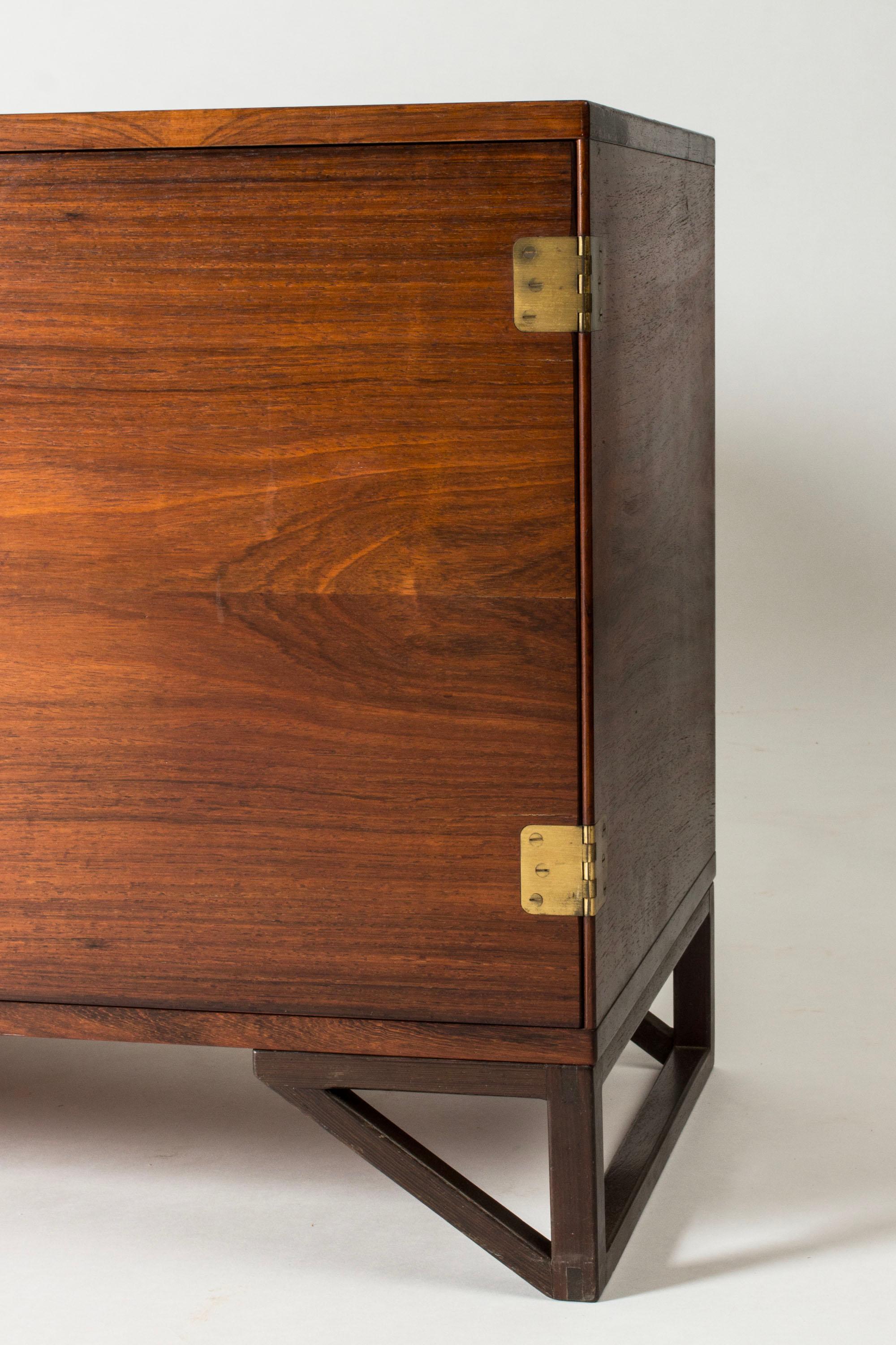 Pair of Danish Midcentury Rosewood Sideboards by Svend Langkilde, 1960s In Good Condition For Sale In Stockholm, SE
