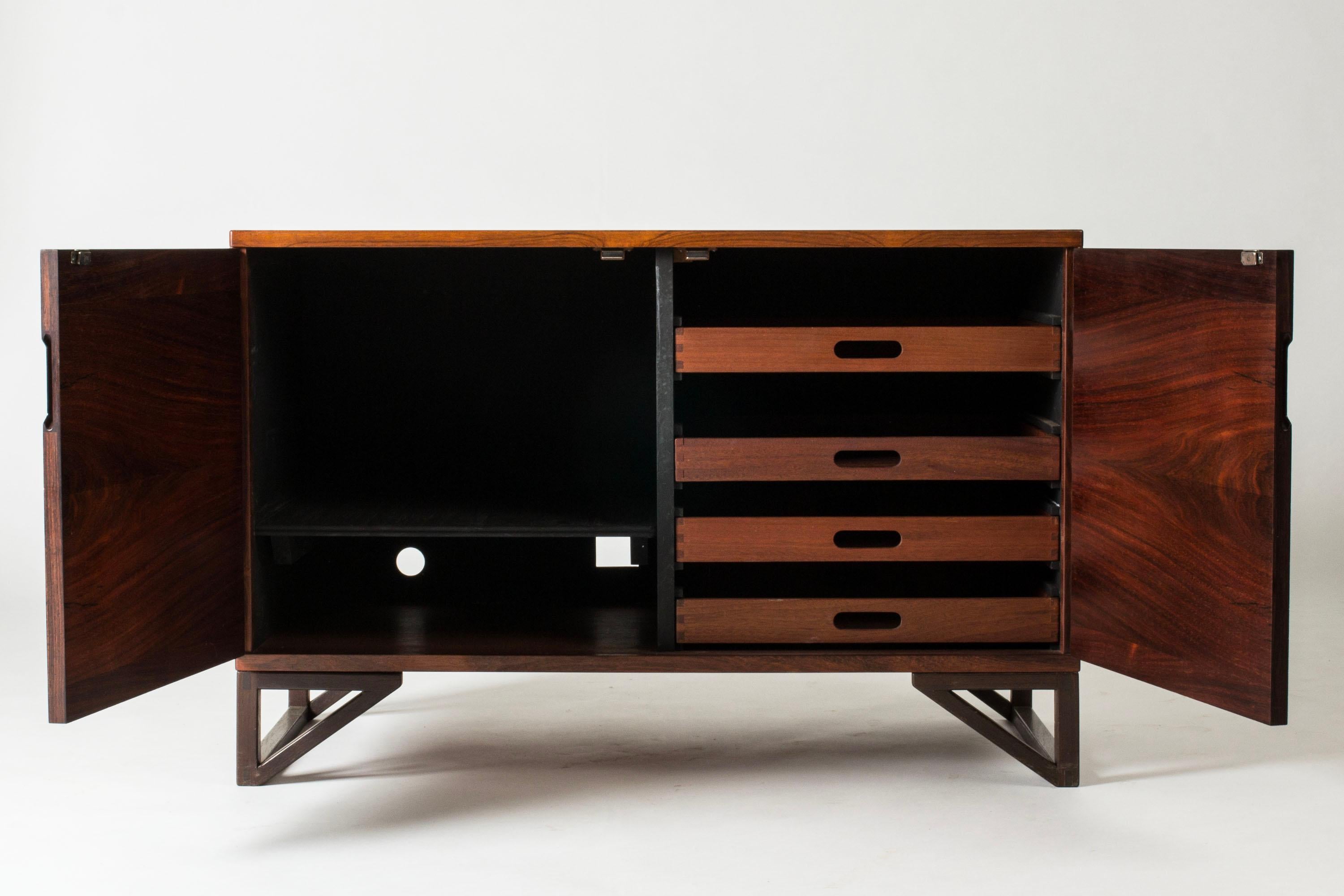 Pair of Danish Midcentury Rosewood Sideboards by Svend Langkilde, 1960s For Sale 3