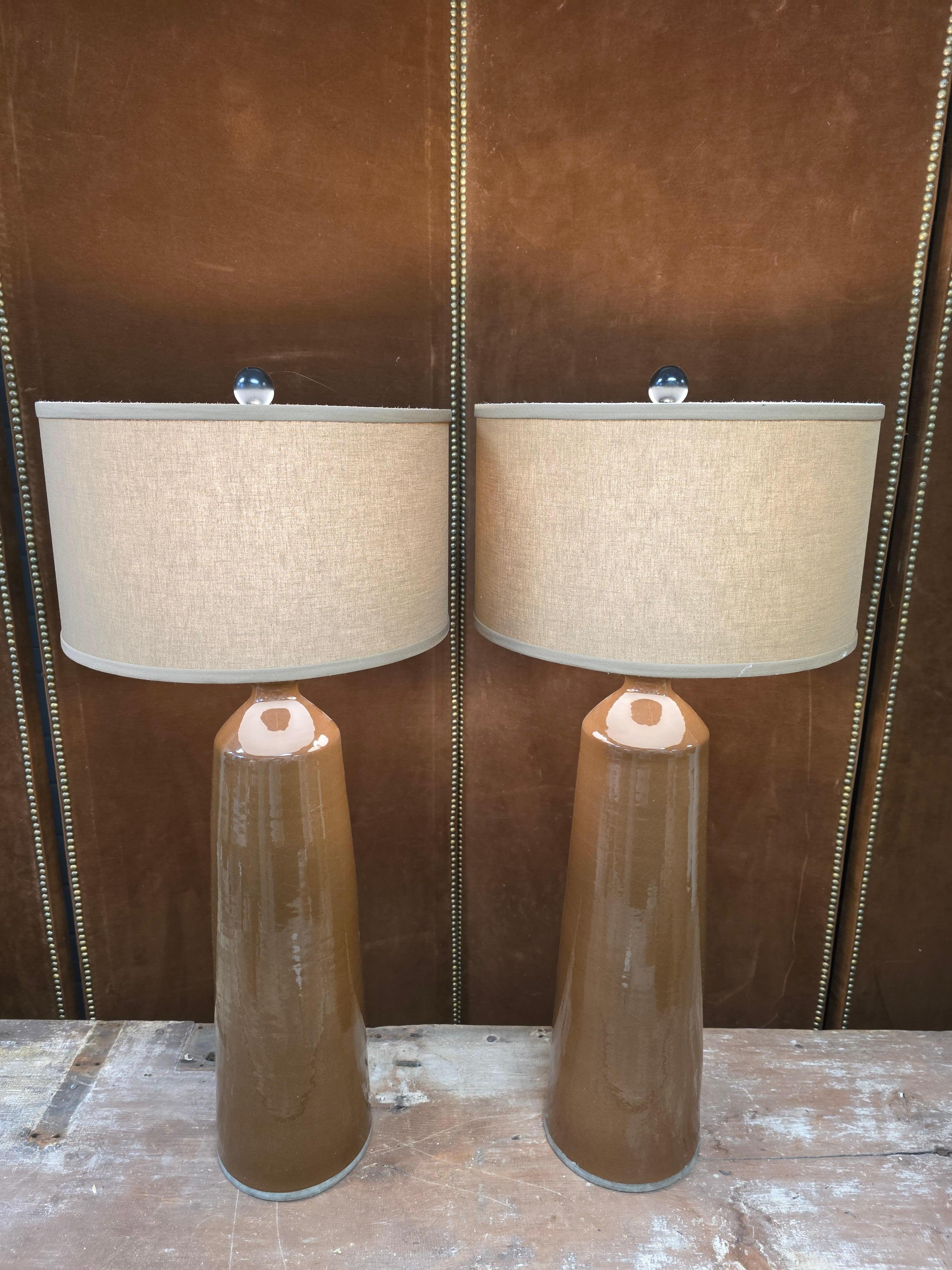 Pair of Danish mMd-Century Table Lamps. For Sale 7