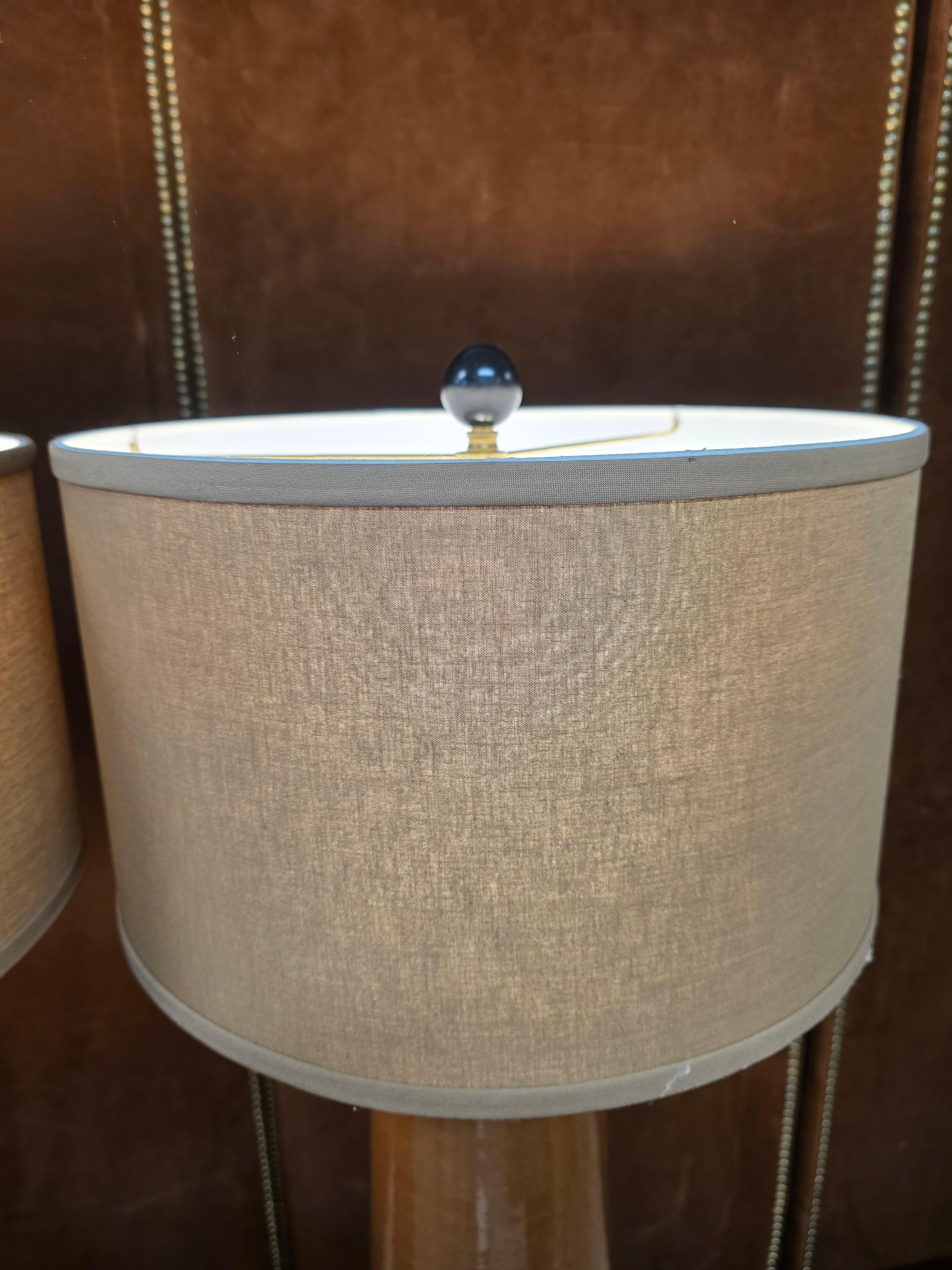 Pair of Danish mMd-Century Table Lamps. For Sale 8