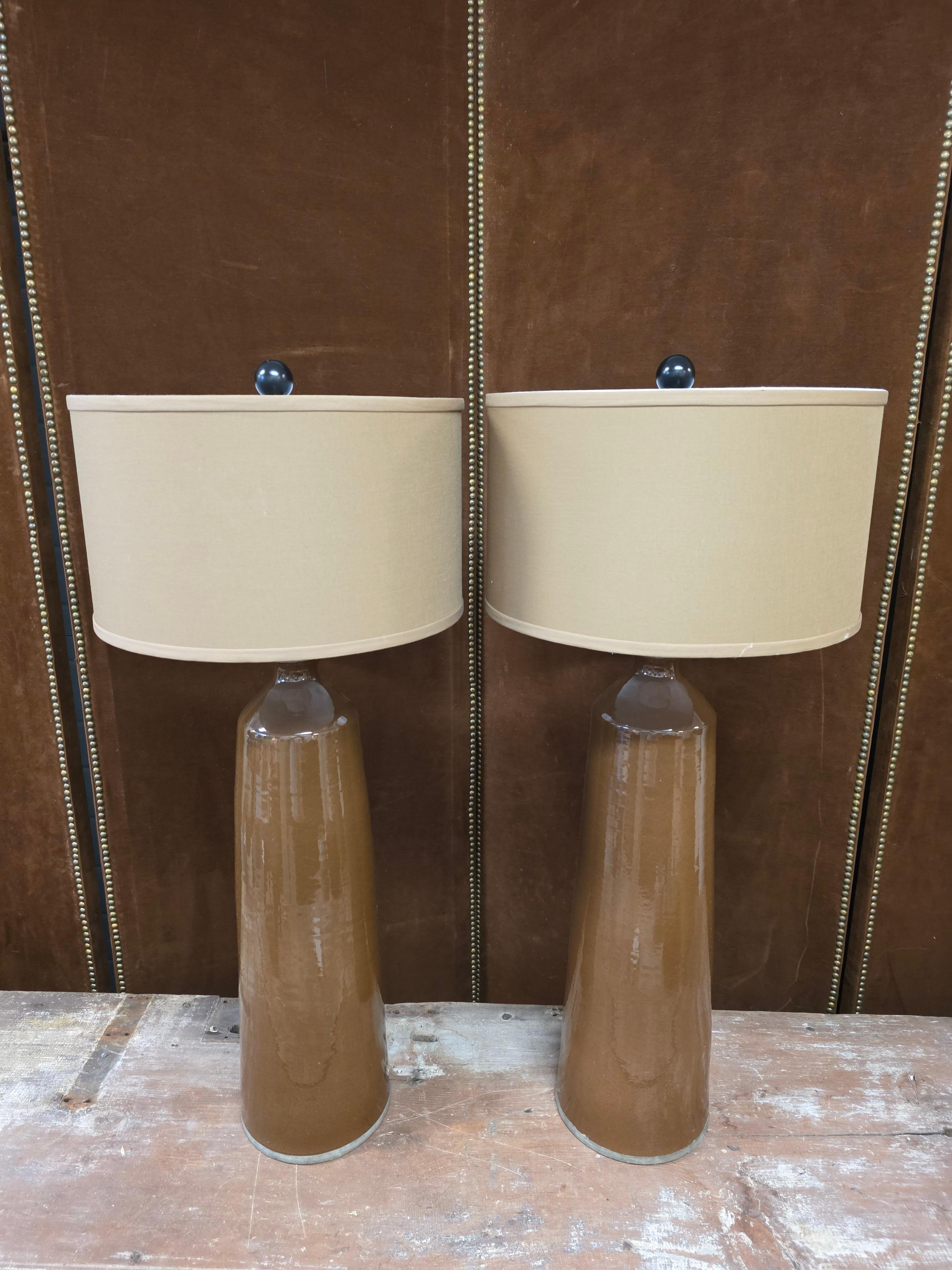Pair of Danish mMd-Century Table Lamps. For Sale 9
