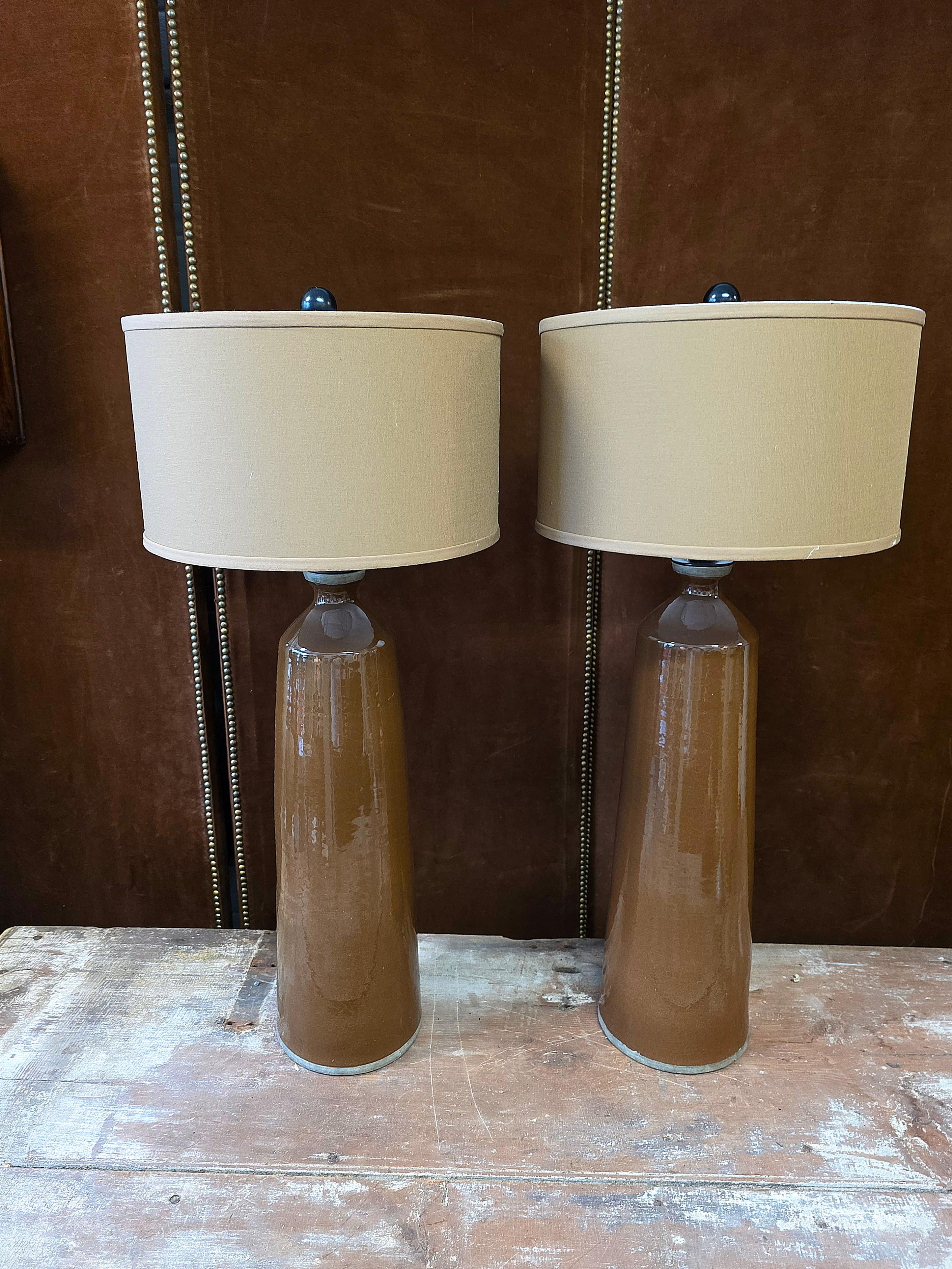 Pair of Danish mMd-Century Table Lamps. For Sale 12