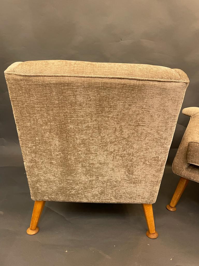 Pair of Danish Modern Armchairs For Sale 4
