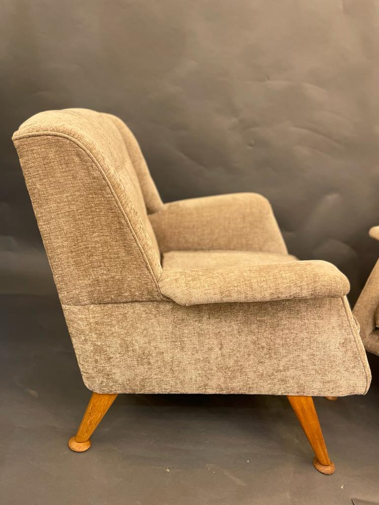 Pair of Danish Modern Armchairs For Sale 5