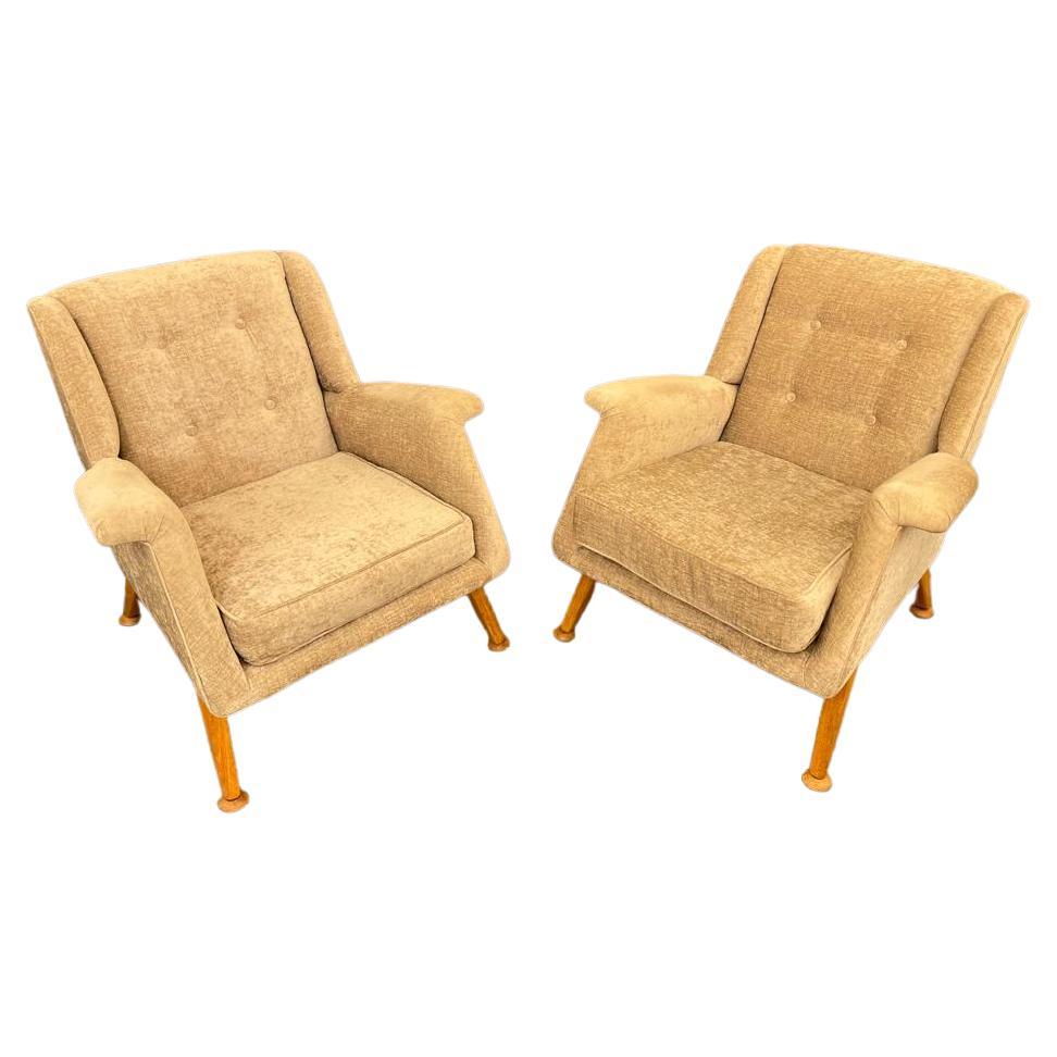 Pair of Danish Modern Armchairs