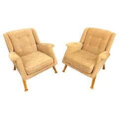 Vintage Pair of Danish Modern Armchairs