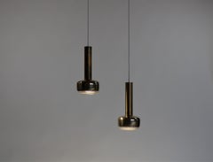 Pair of Danish Modern Brass Pendants by Vilhelm Lauritzen for Louis Poulsen