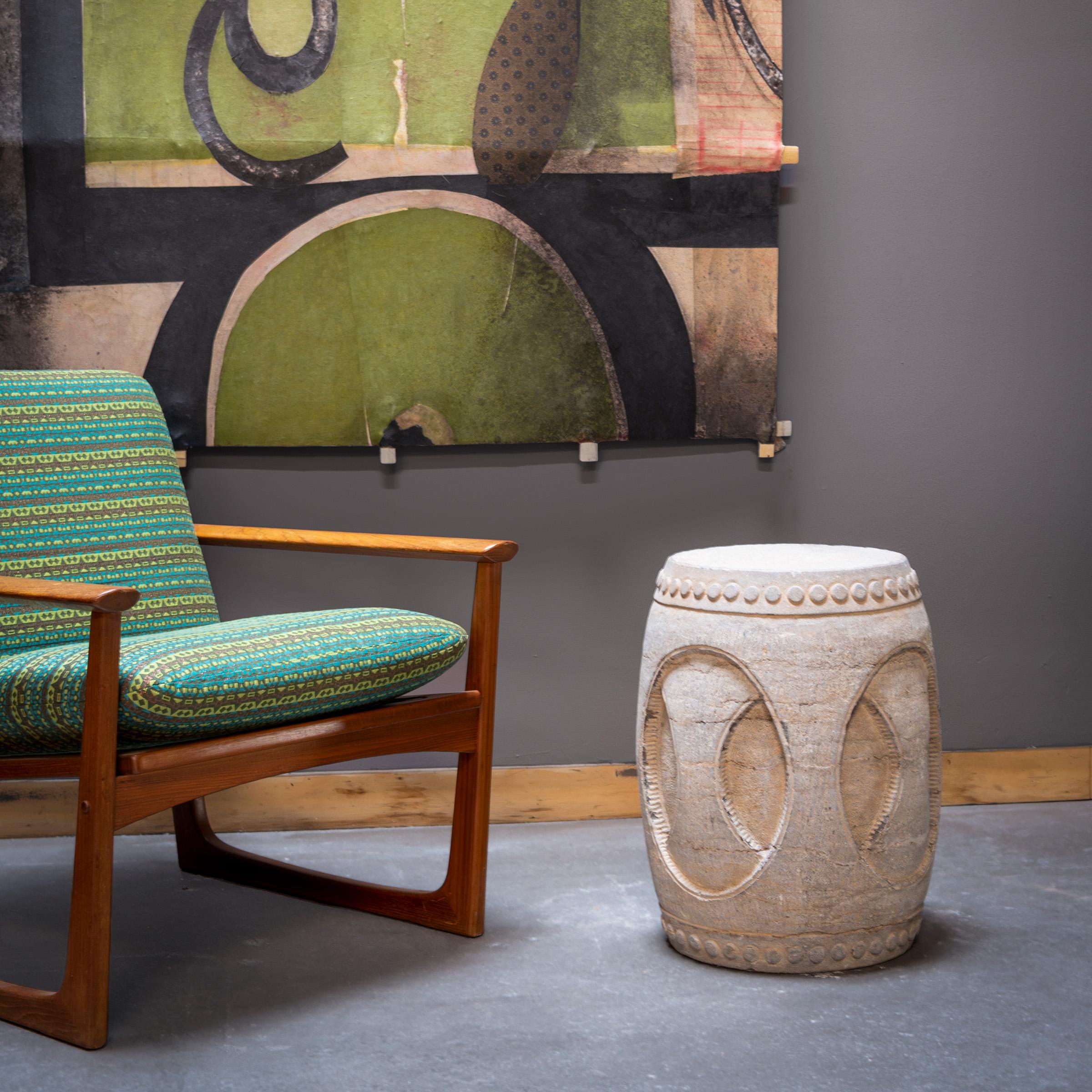 Paire de fauteuils danois modernes à dossier en rotin par Hans Olsen, vers 1960 en vente 2