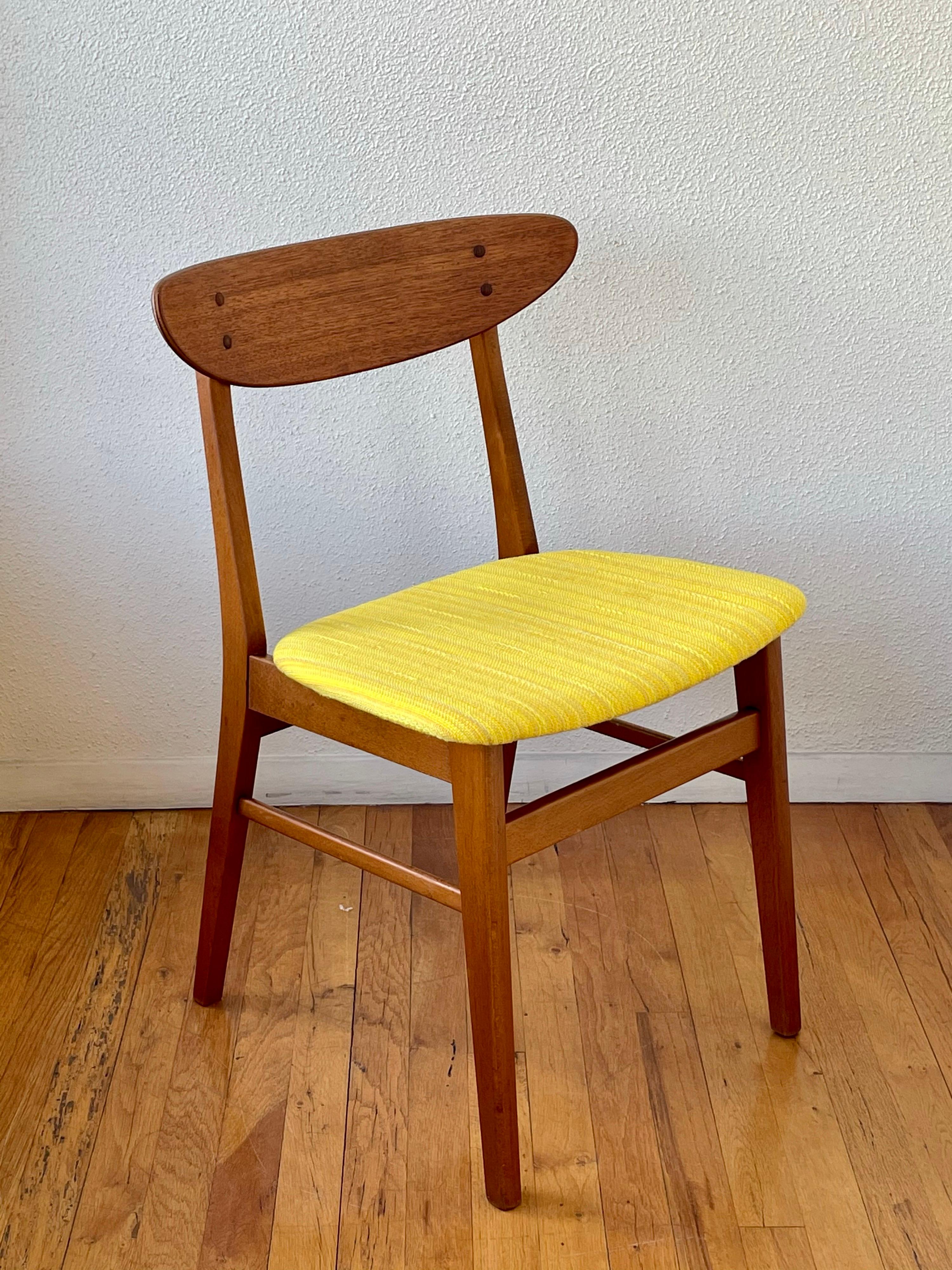 Upholstery Pair of Danish Modern Chairs by Farstrup Mobler