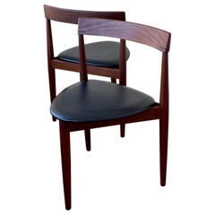 Pair of Danish Modern Chairs Design by Hans Olsen for Frem Rojle