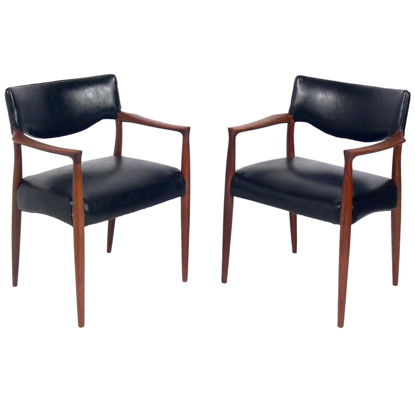 Pair of Danish Modern Chairs