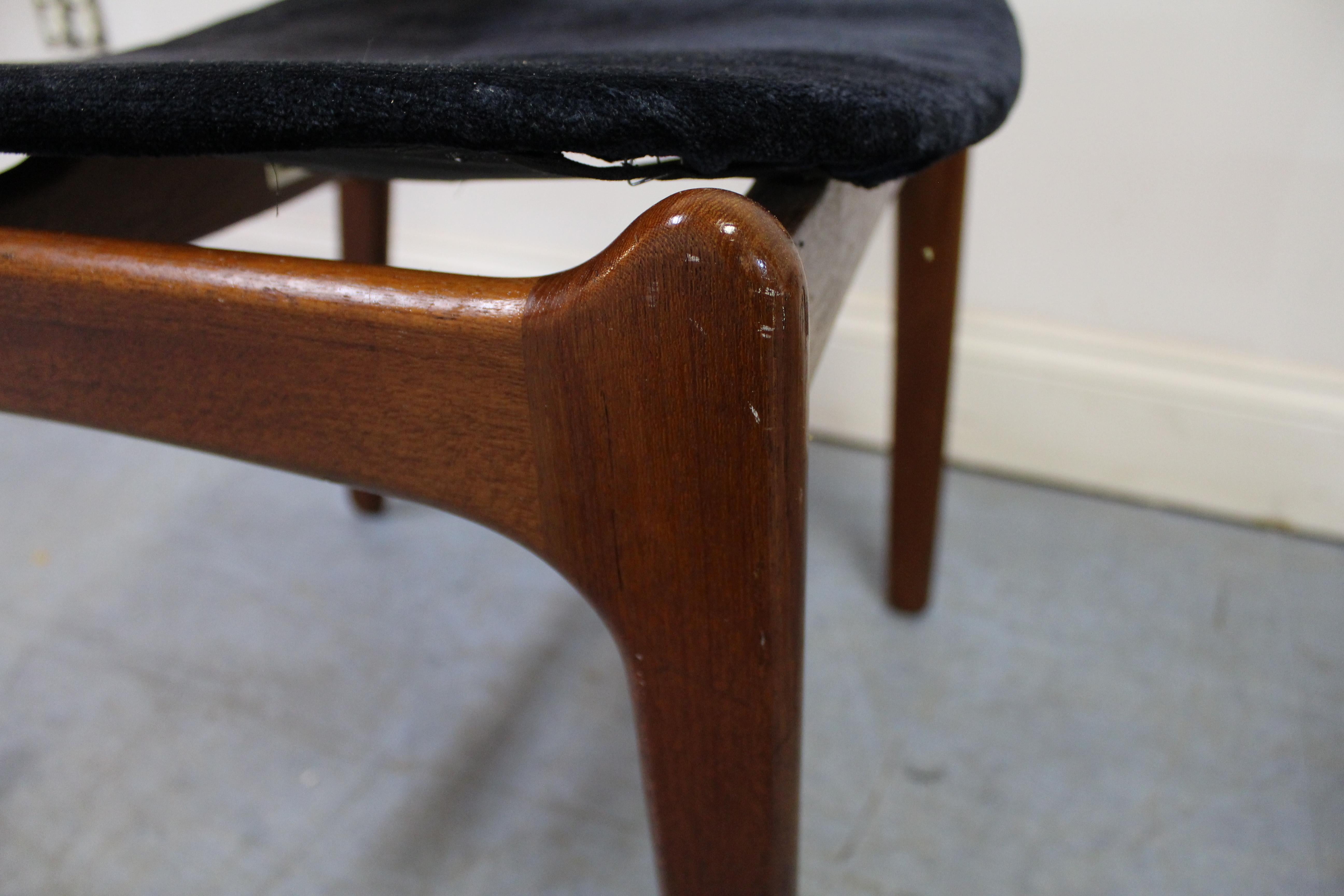 Teck Paire de fauteuils modernes danois Erik Buch pour O.D. Chaises de salle à manger en teck Møbler en vente