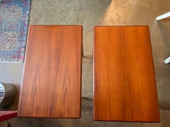 Pair of Danish Modern Johannes Andersen Teak Tables