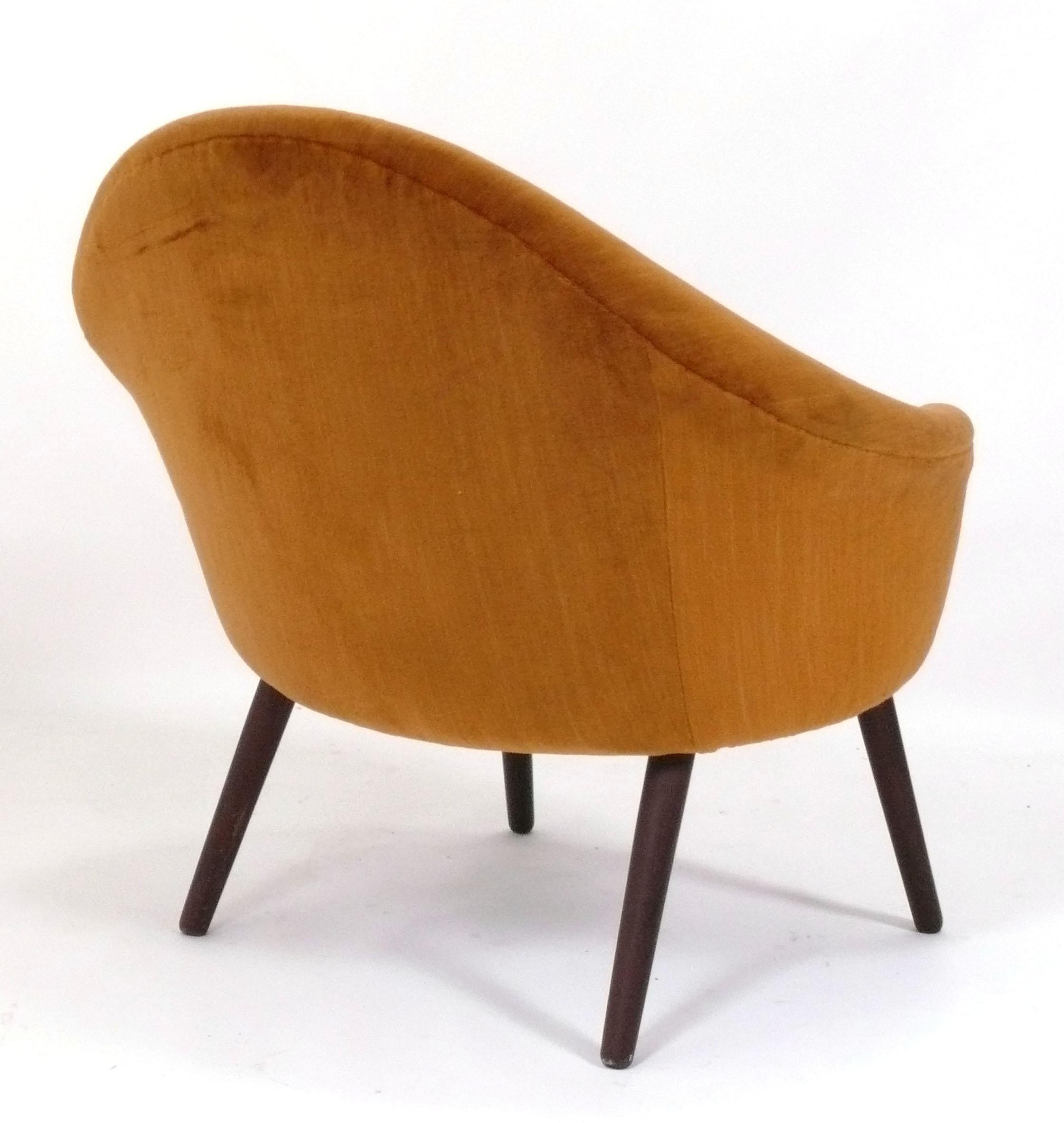 Danois Paire de chaises longues danoises modernes par Hans Olsen en vente