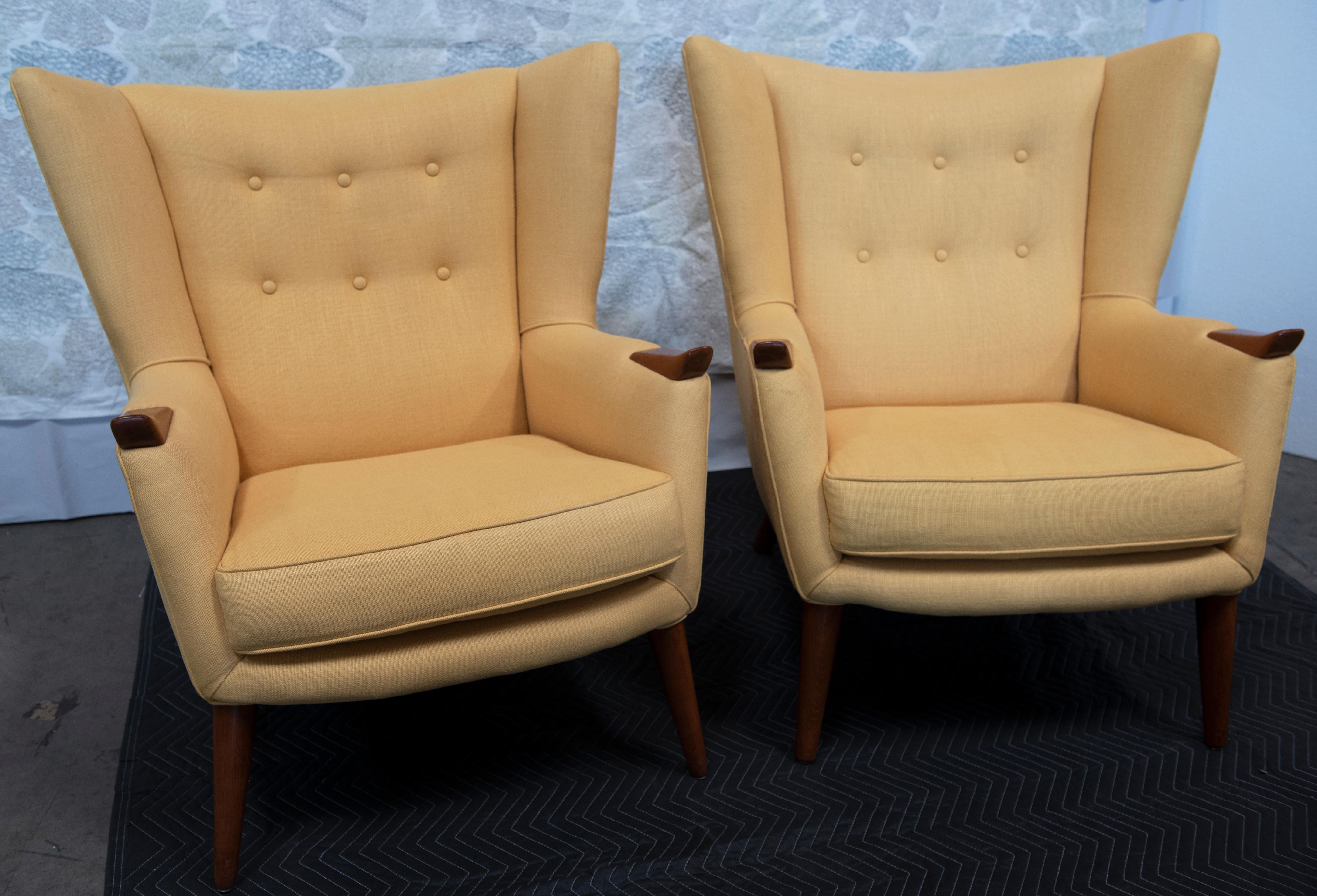 DANISH MODERN Lounge Chairs [PAIR] For Sale 6