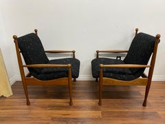 Pair of Danish Modern Lounge Chairs