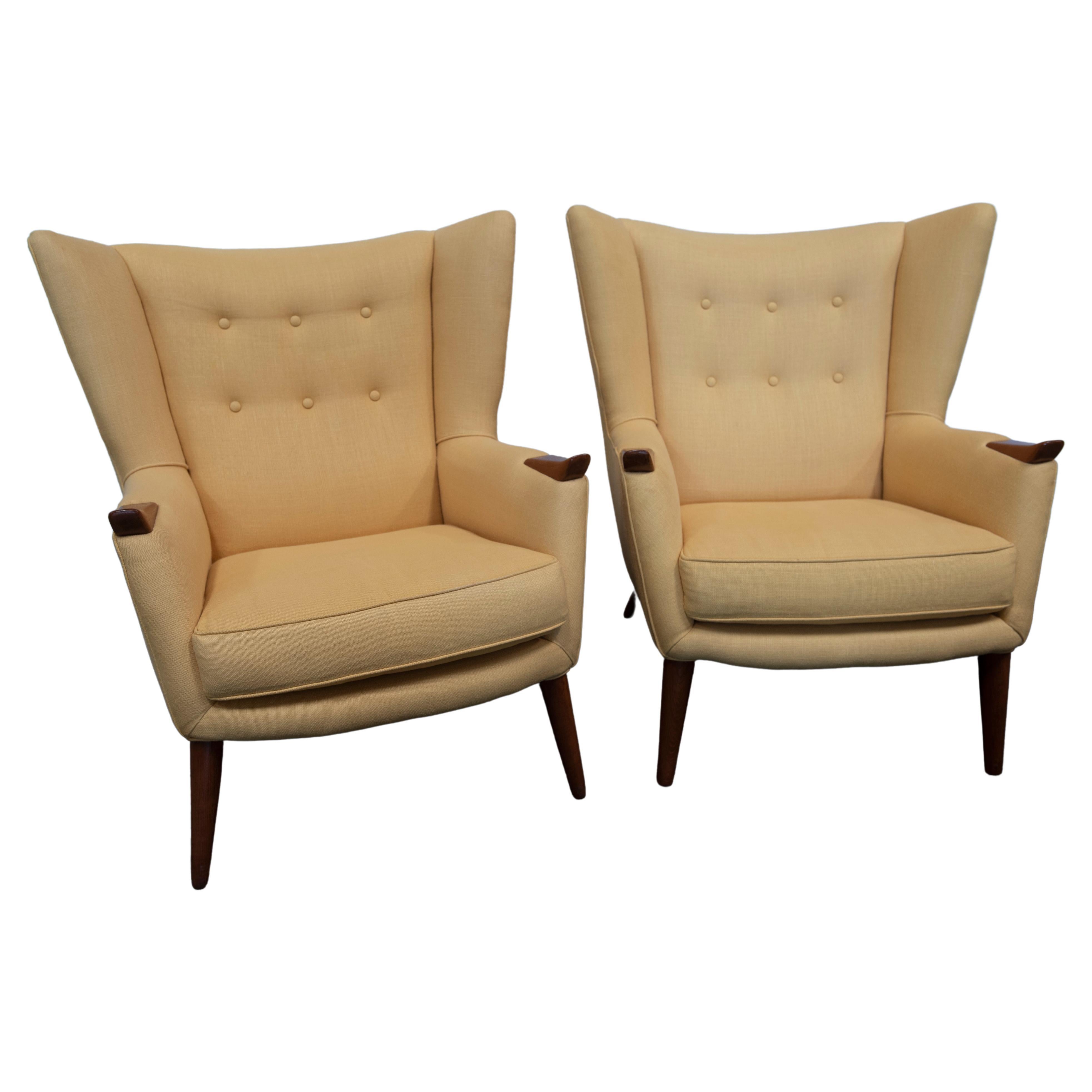Danish Modern Lounge Chair Pair – Clean Lines & Timeless Form