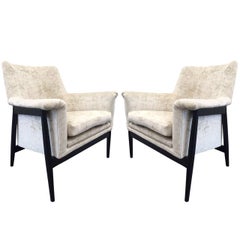 Pair of Danish Modern Lounge Chairs Ib Kofod Larsen