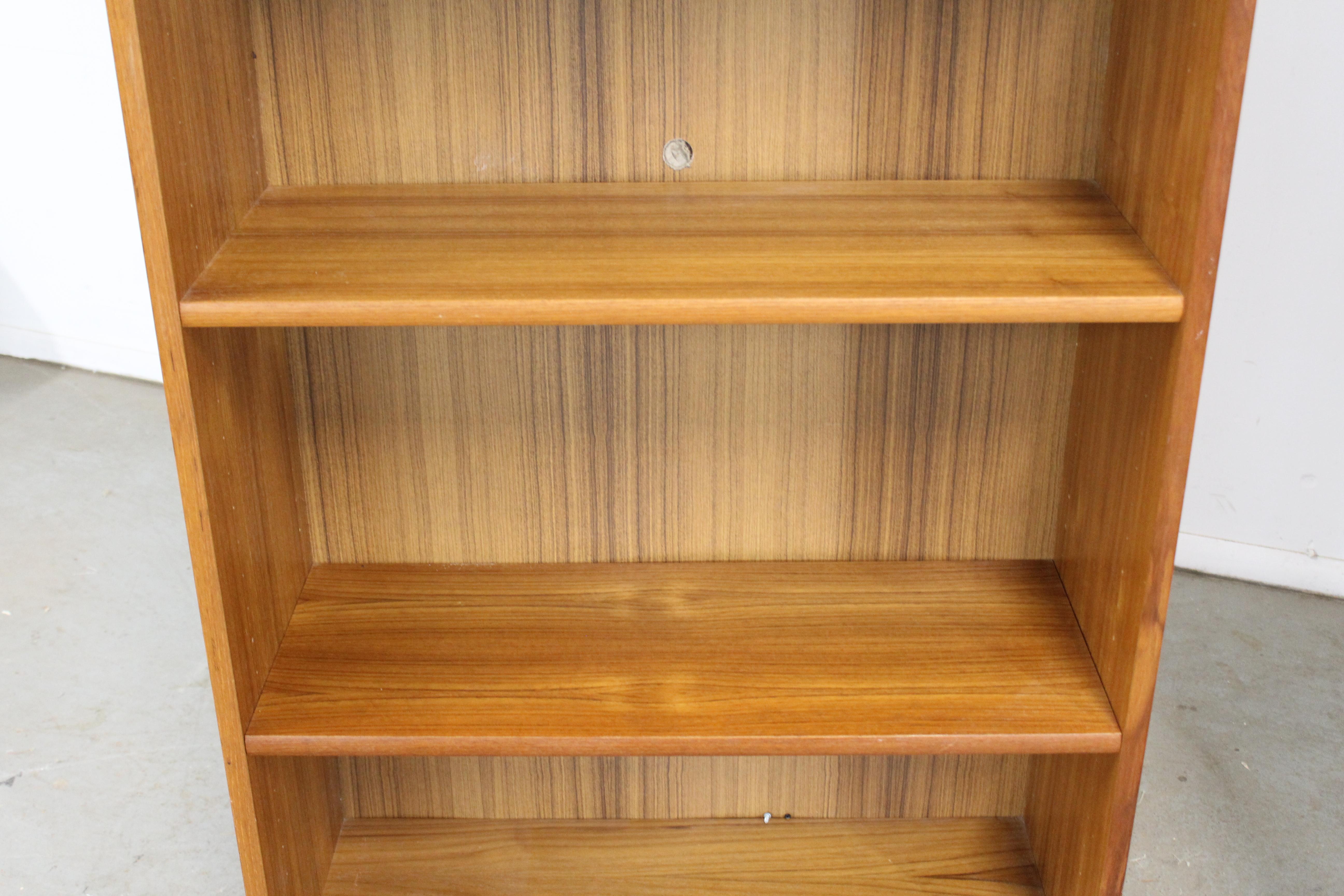 Pair of Danish Modern Mobler Teak Tall Bookcases 3