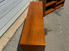 Pair of Danish Modern Mobler Teak Tall Bookcases