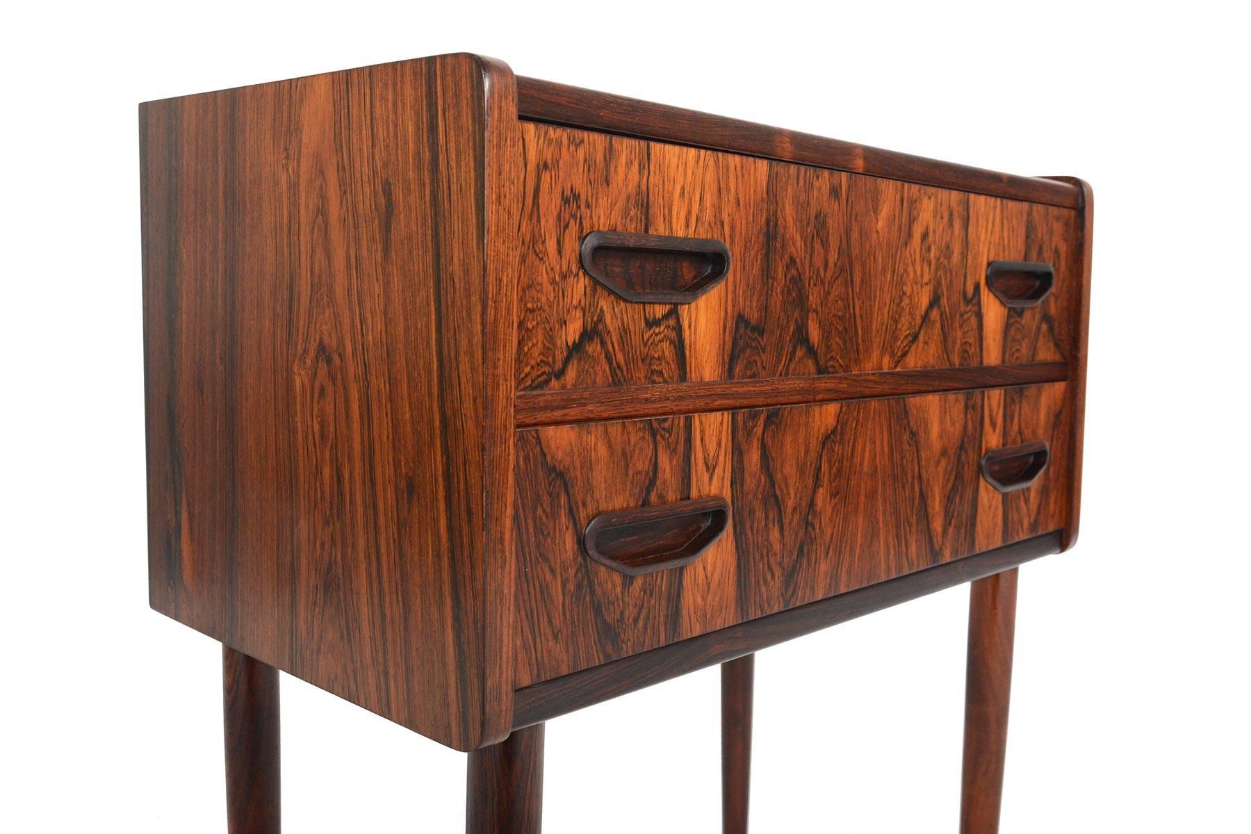 Pair of Danish Modern Rosewood Nightstands 5