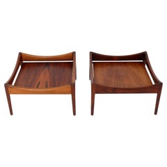 Pair of Danish Modern Rosewood Tables by Kristian Vedel