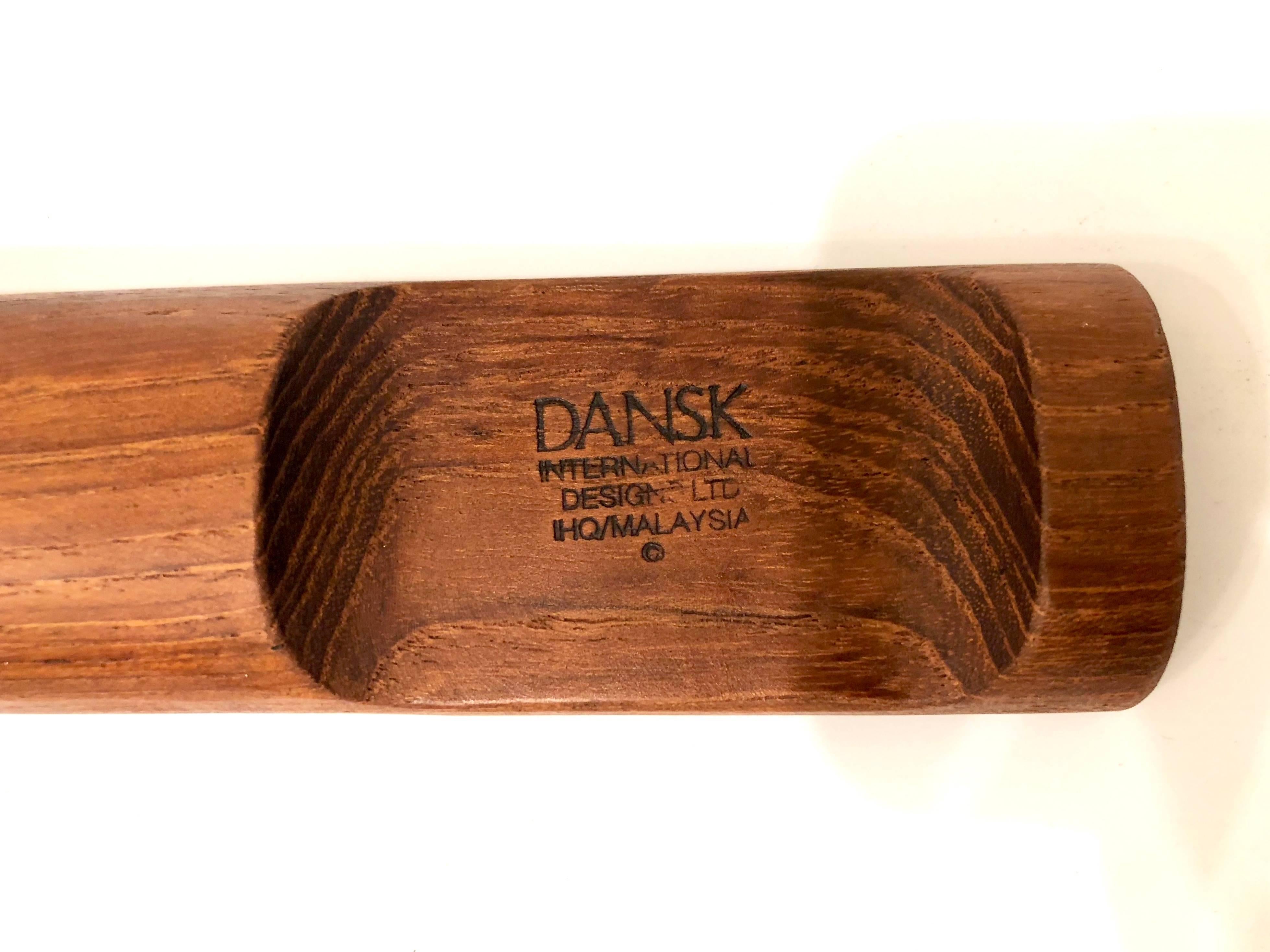 Scandinavian Modern Pair of Danish Modern Solid Teak Salad Servers Designed by Quistgaard for Dansk