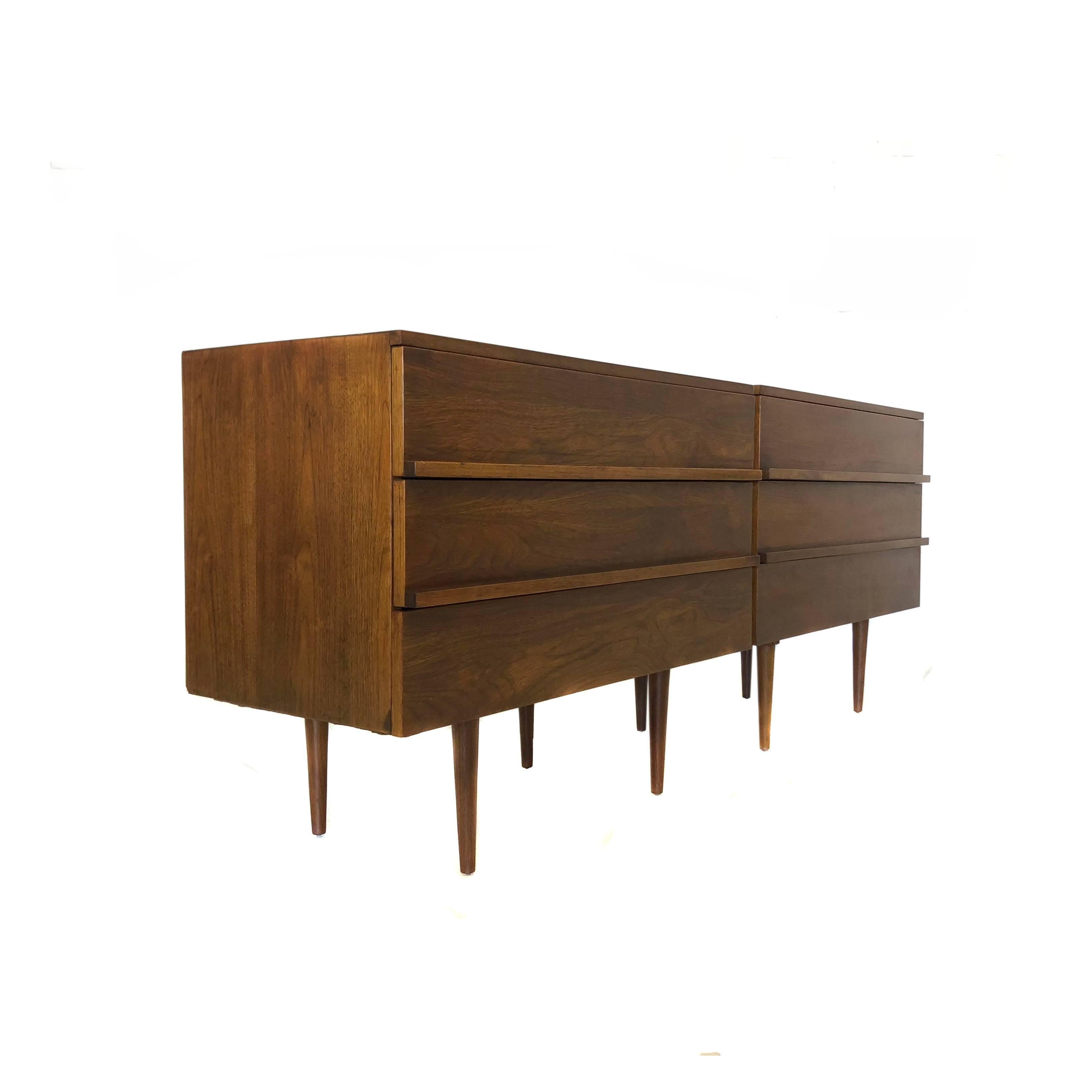 20th Century Pair of Danish Modern Style Mel Smilow Dressers