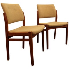 Pair of Danish Modern Svegards Markaryd Teak Dining Chairs