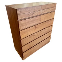 Pair of Danish Modern Tall Boy Dressers by VM Mobelfabrik