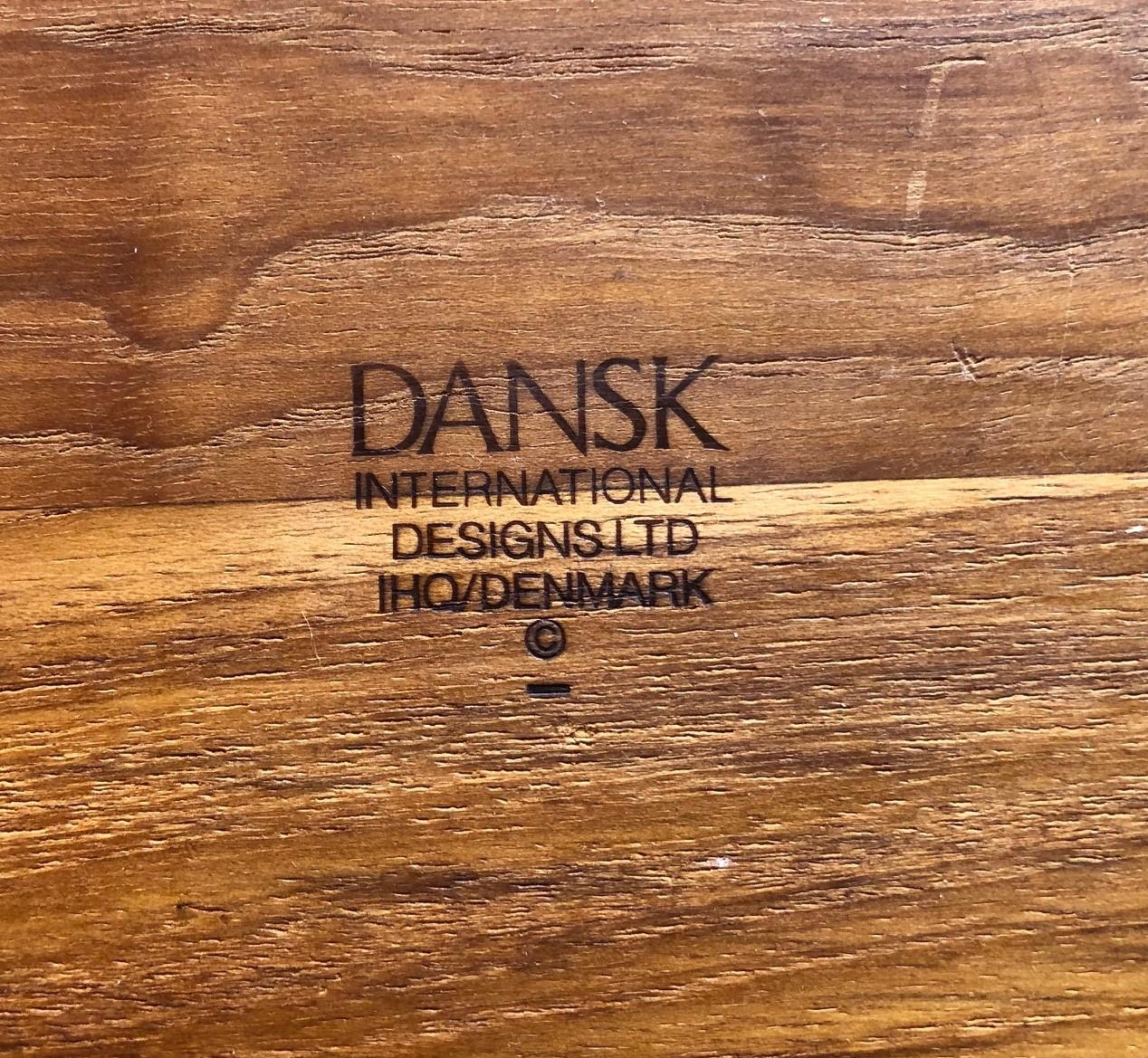 Paire de panneaux de découpe de blocs de boucherie modernes danois en teck de Quistgaard pour Dansk Bon état - En vente à San Diego, CA