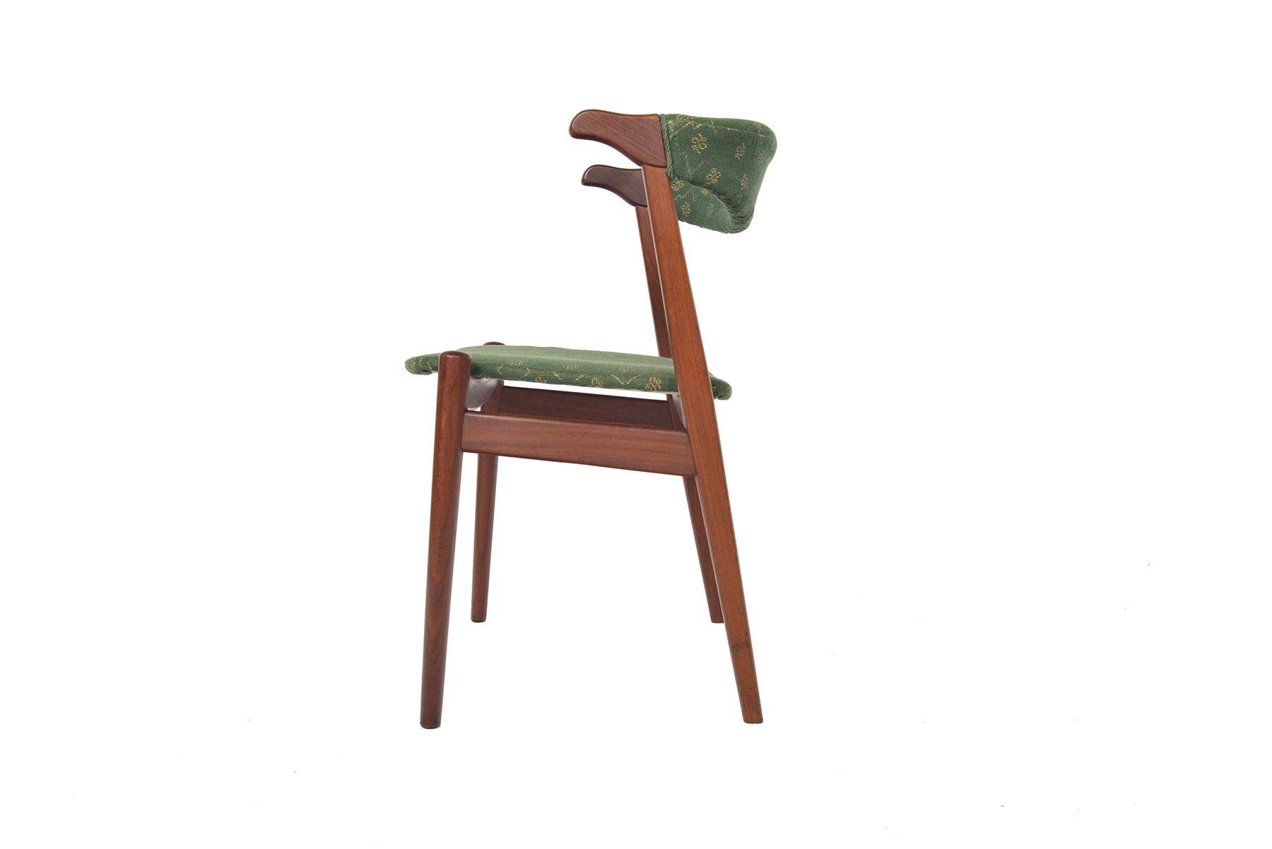 Pair of Danish Modern Teak Dining Chairs 2
