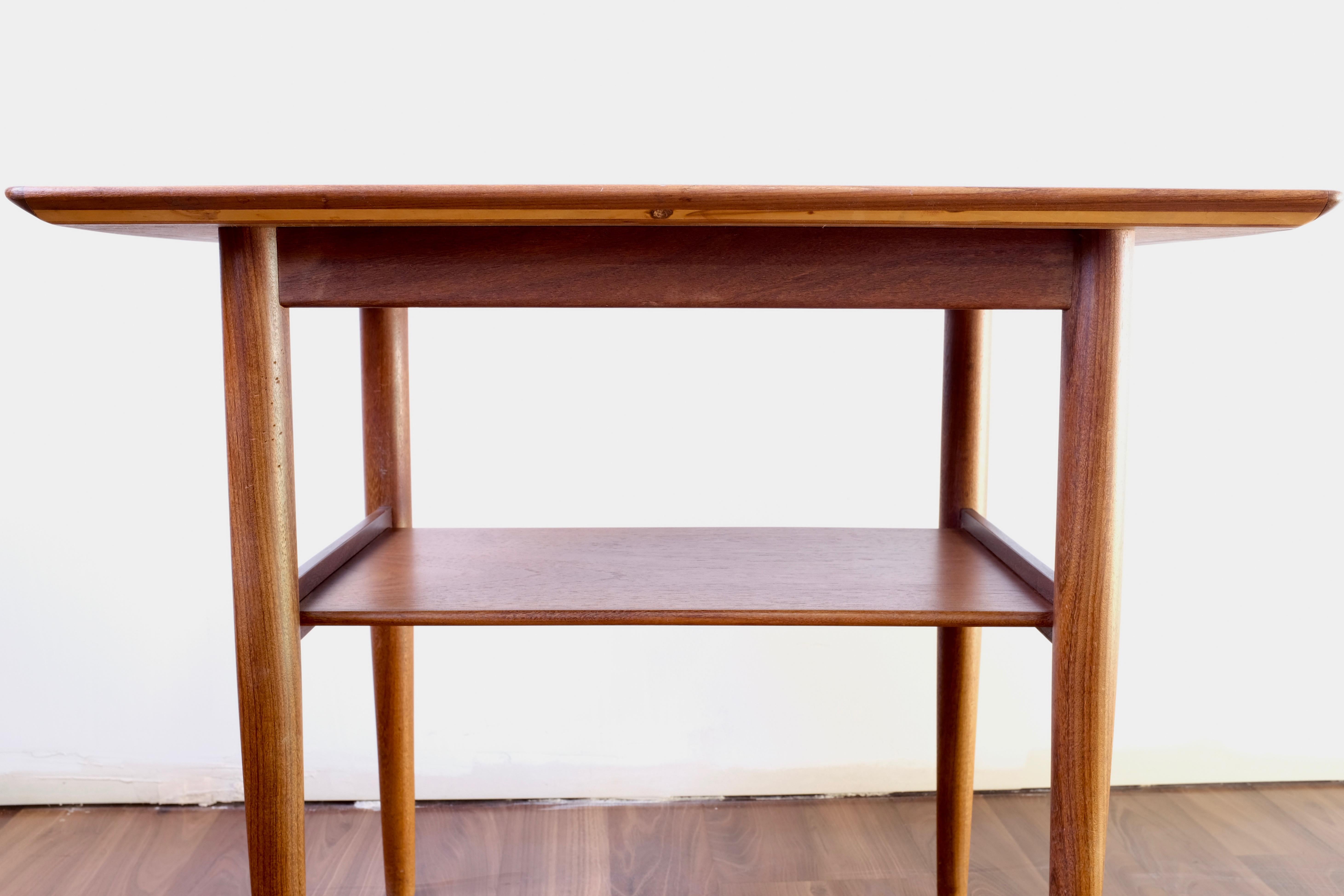 Pair of Danish Modern Teak End Tables 5