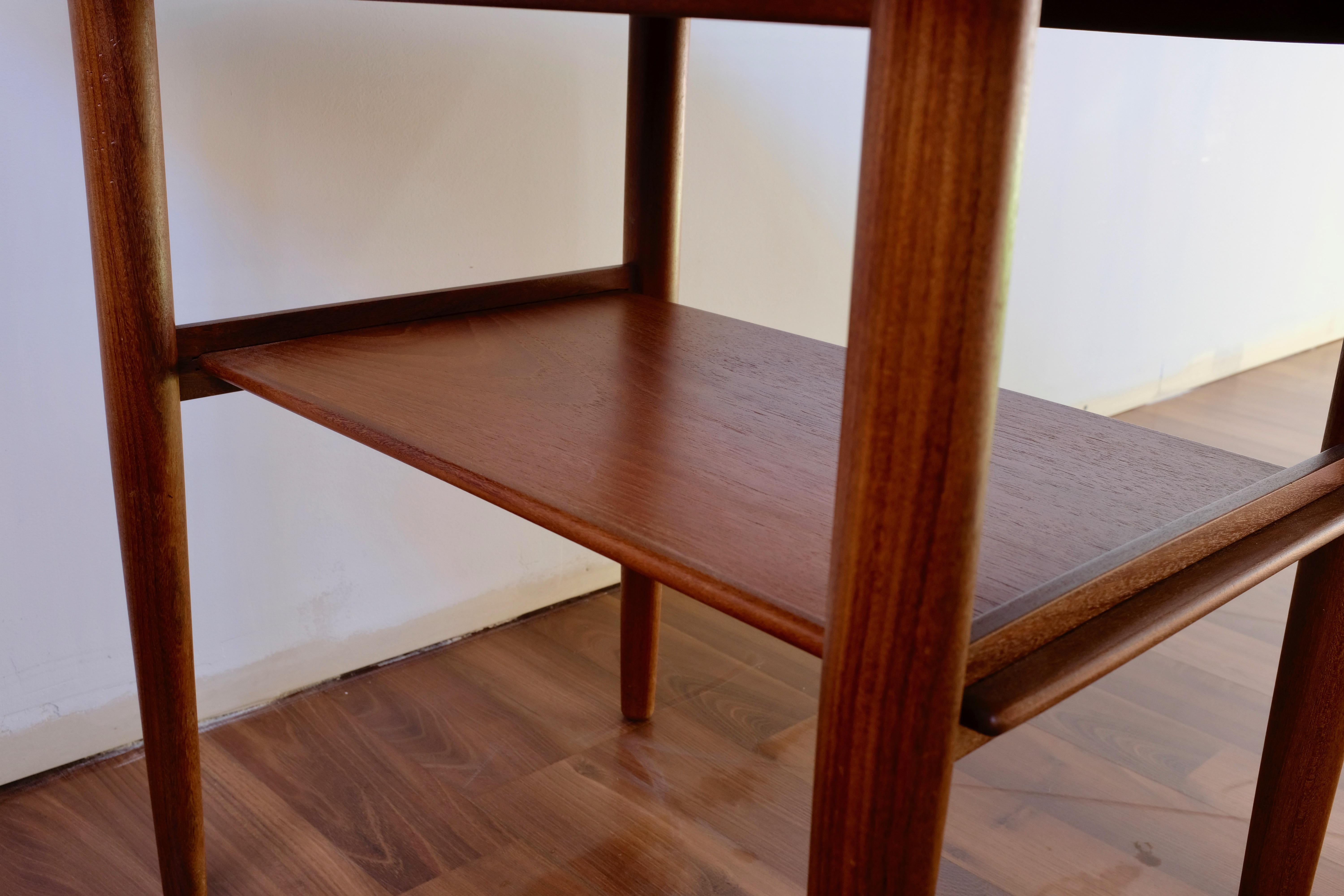 Pair of Danish Modern Teak End Tables 3