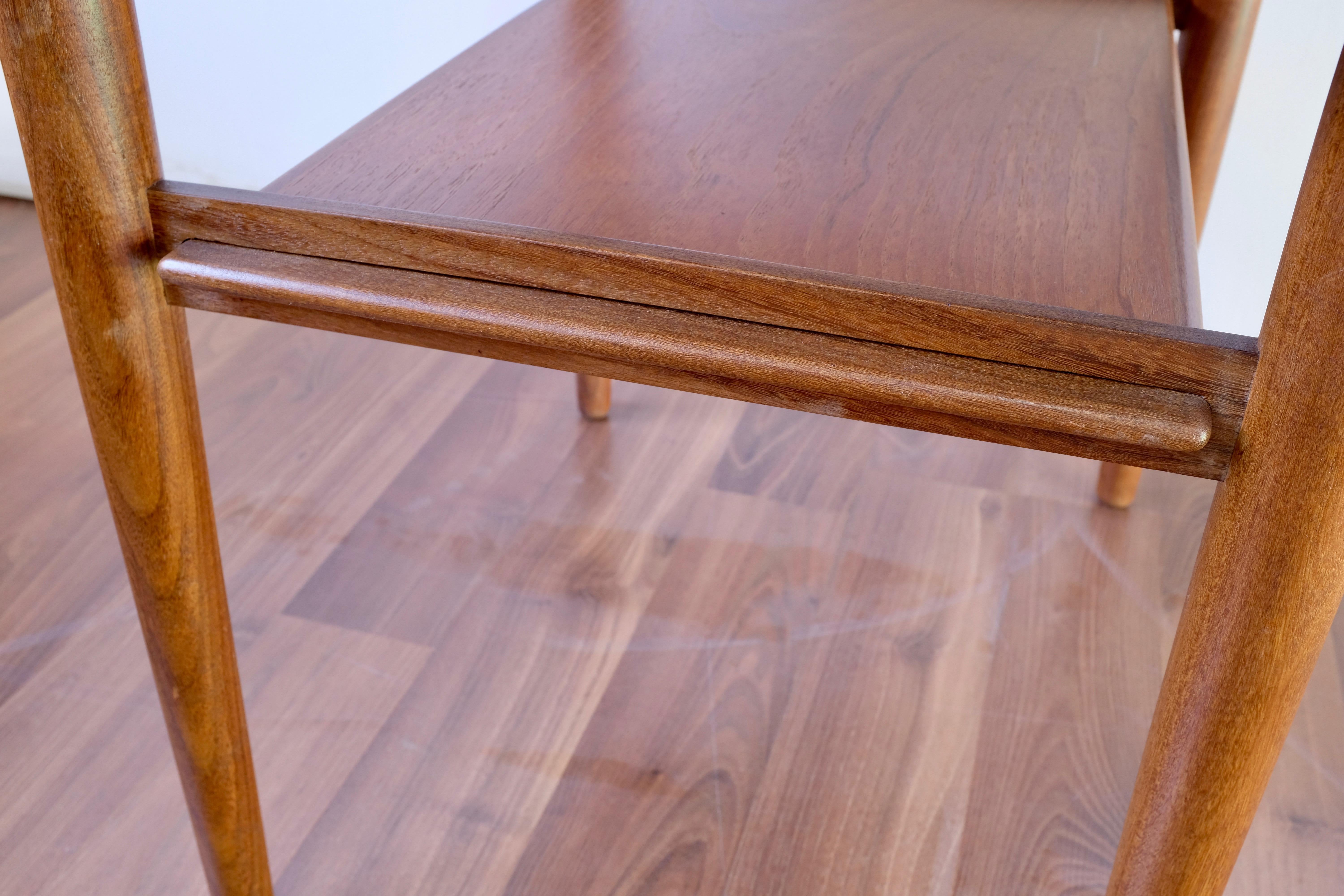 Pair of Danish Modern Teak End Tables 4