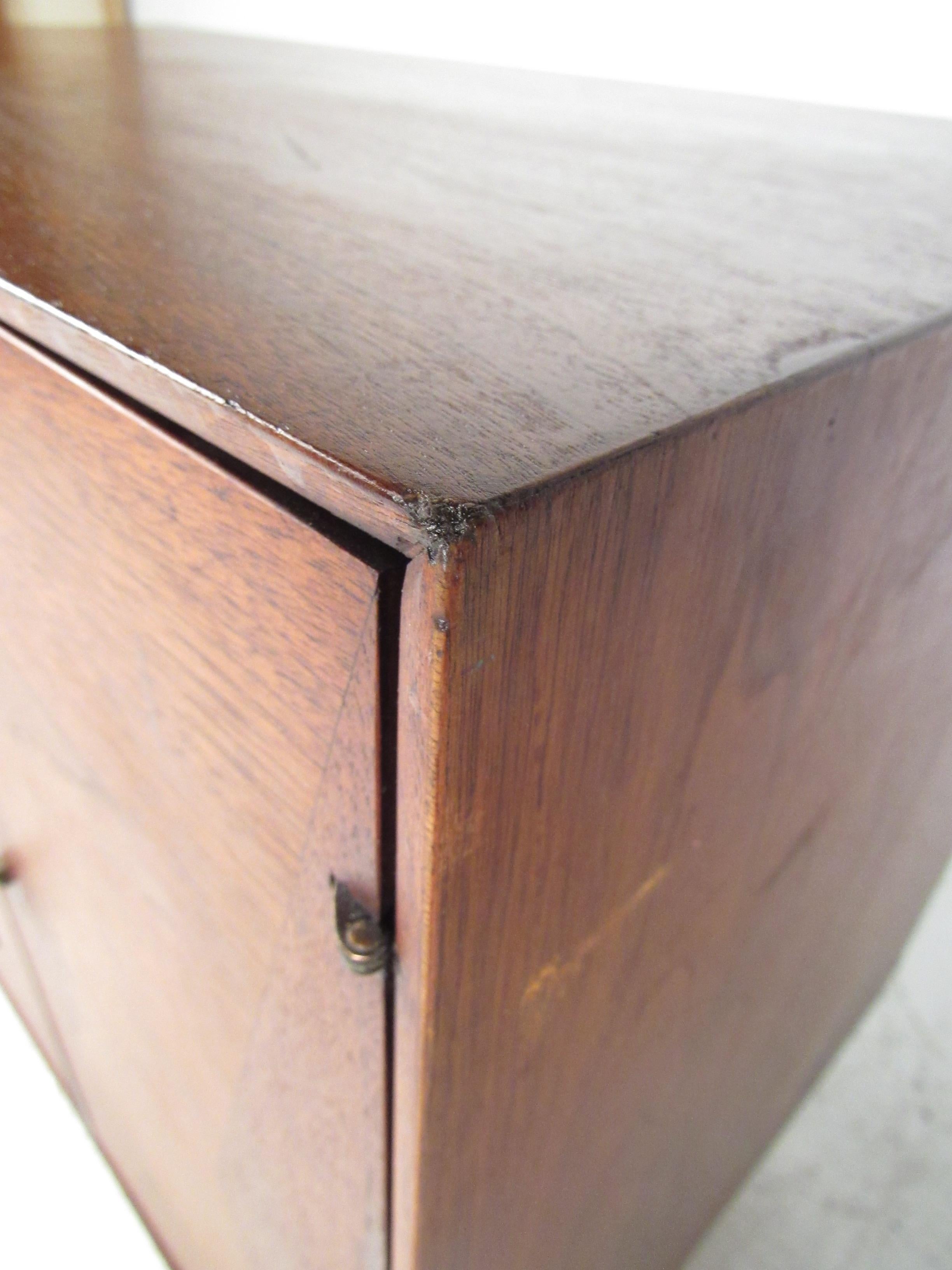 Pair of Danish Modern Teak Storage Cabinets 10