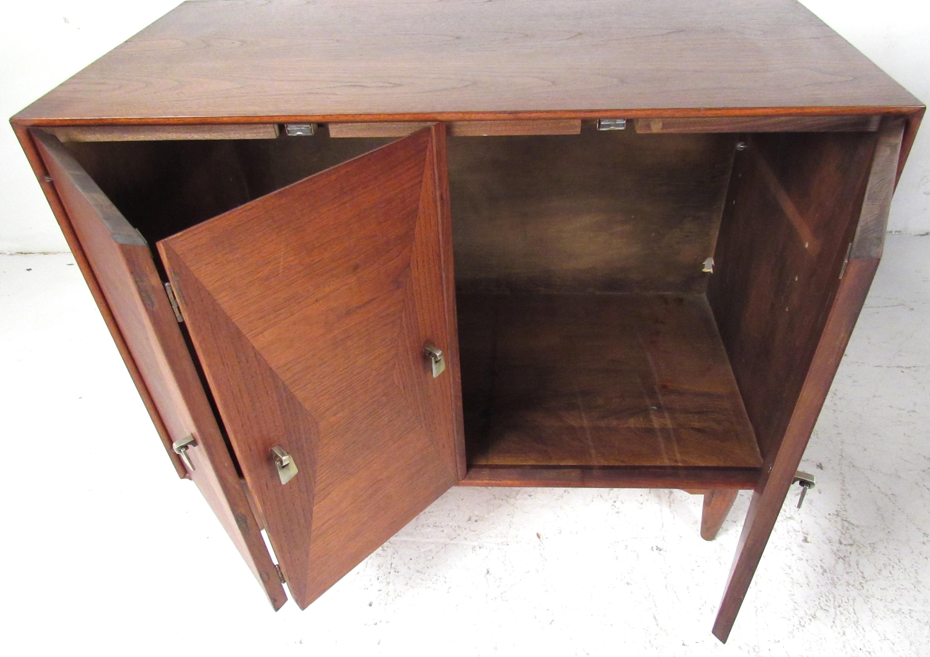 Pair of Danish Modern Teak Storage Cabinets 2