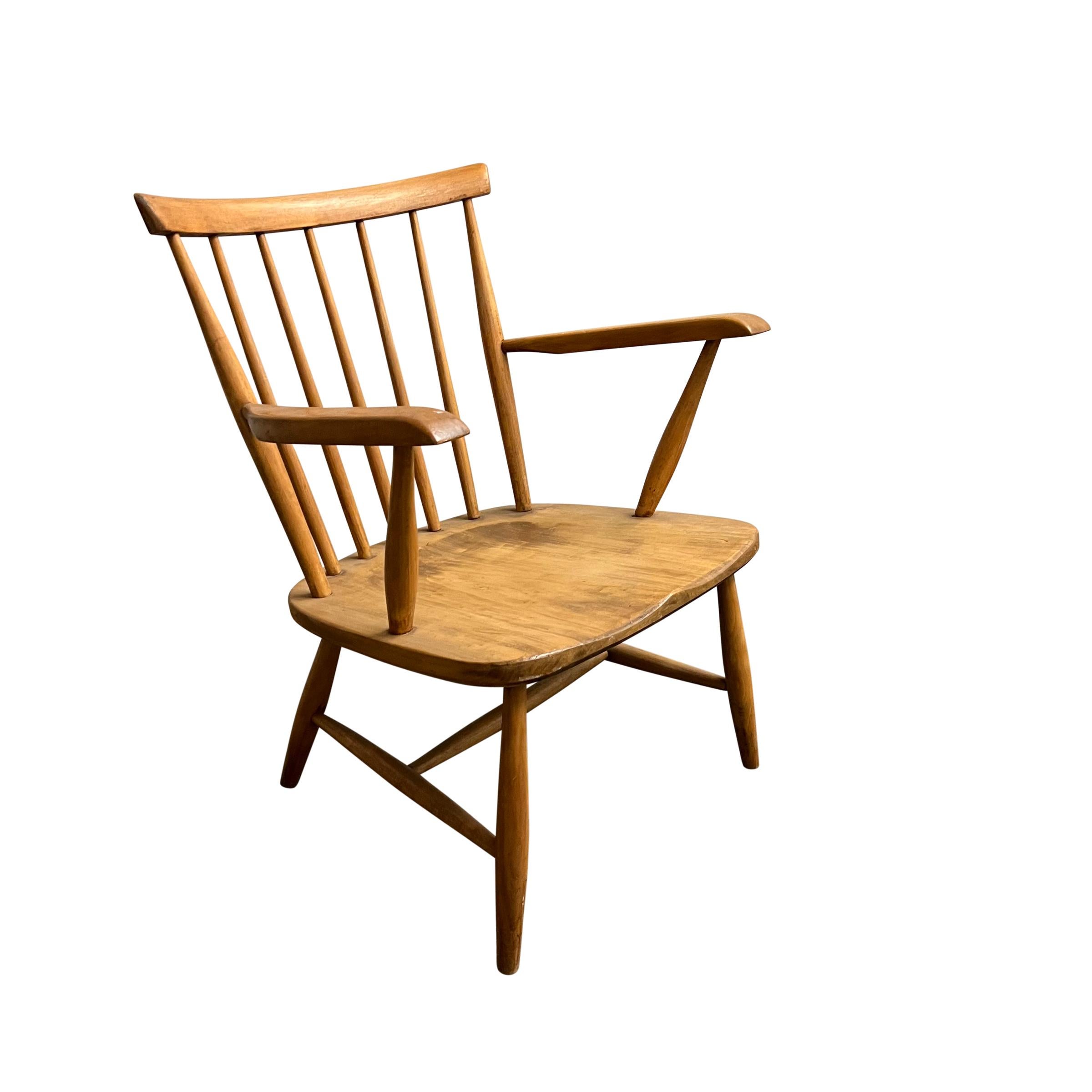 Paire de fauteuils danois modernes Windsor Bon état - En vente à Chicago, IL