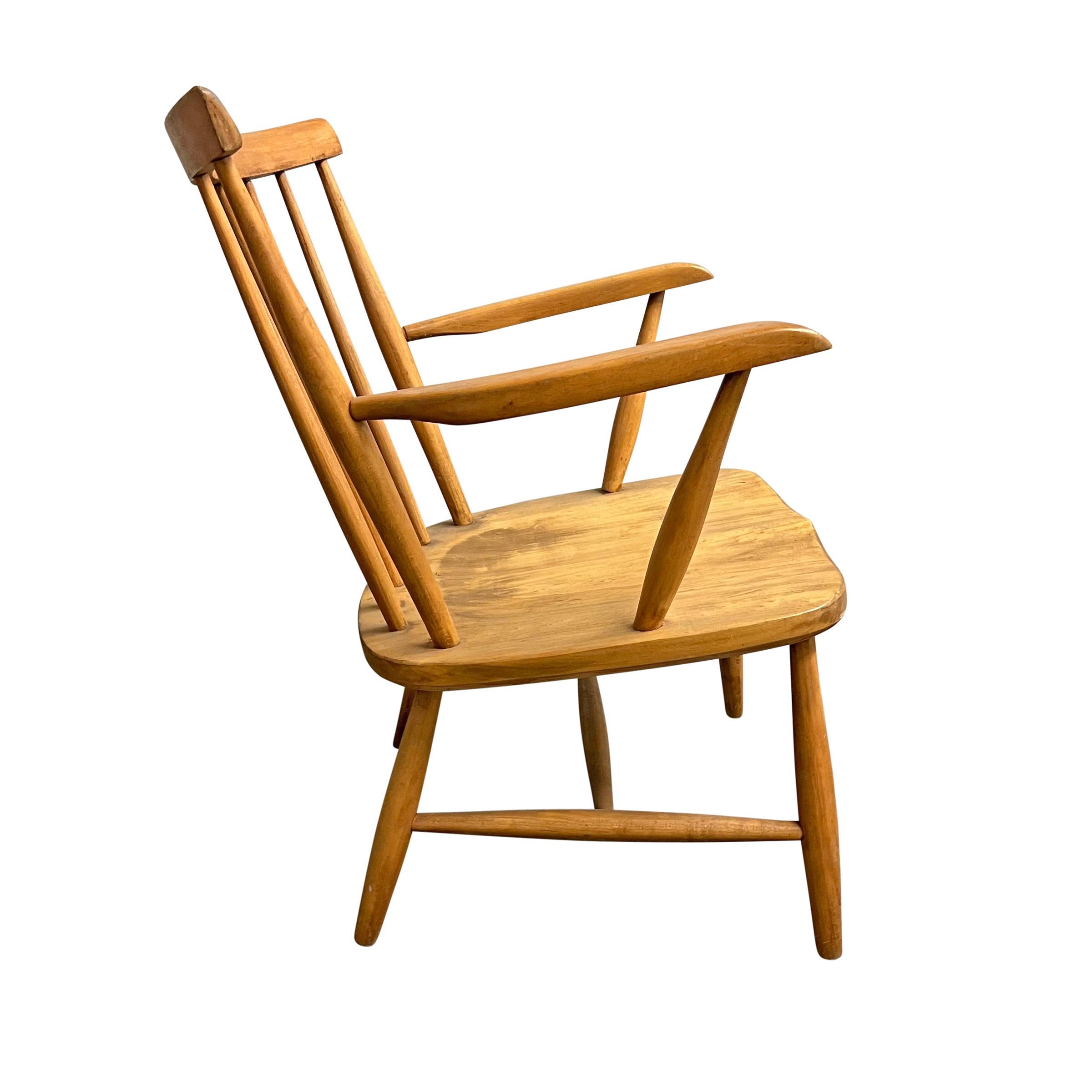 Milieu du XXe siècle Paire de fauteuils danois modernes Windsor en vente
