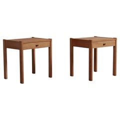 Pair of Danish Modernist Oak Night Stands