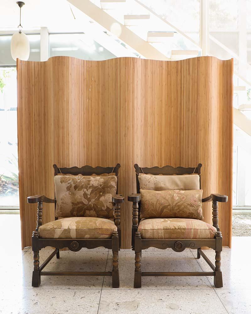 Pair of Danish Oak Arm Chairs For Sale 1