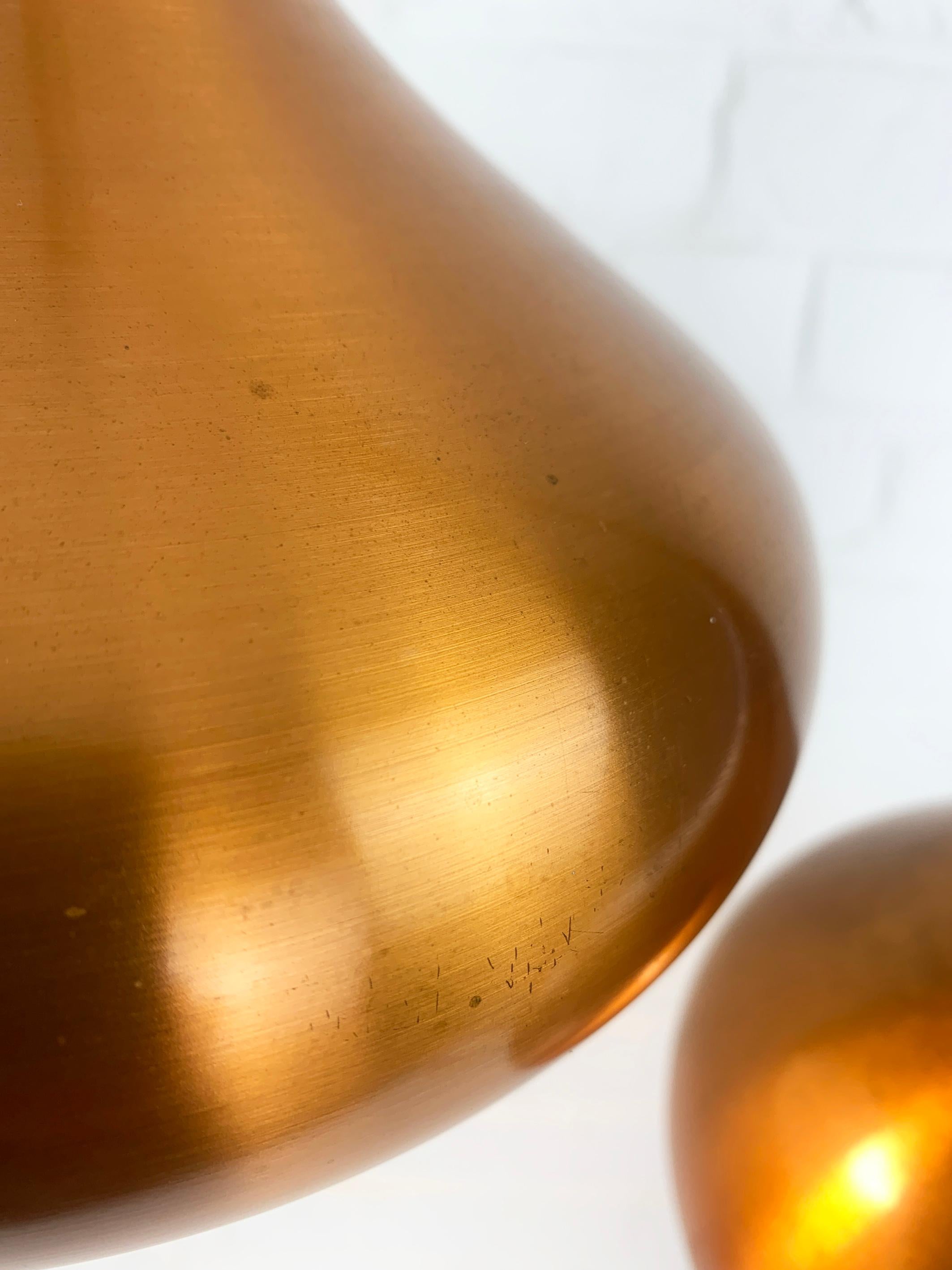 Pair of Danish Orient Minor Pendant Lamps in Copper, Jo Hammerborg, Fog & Mørup For Sale 7